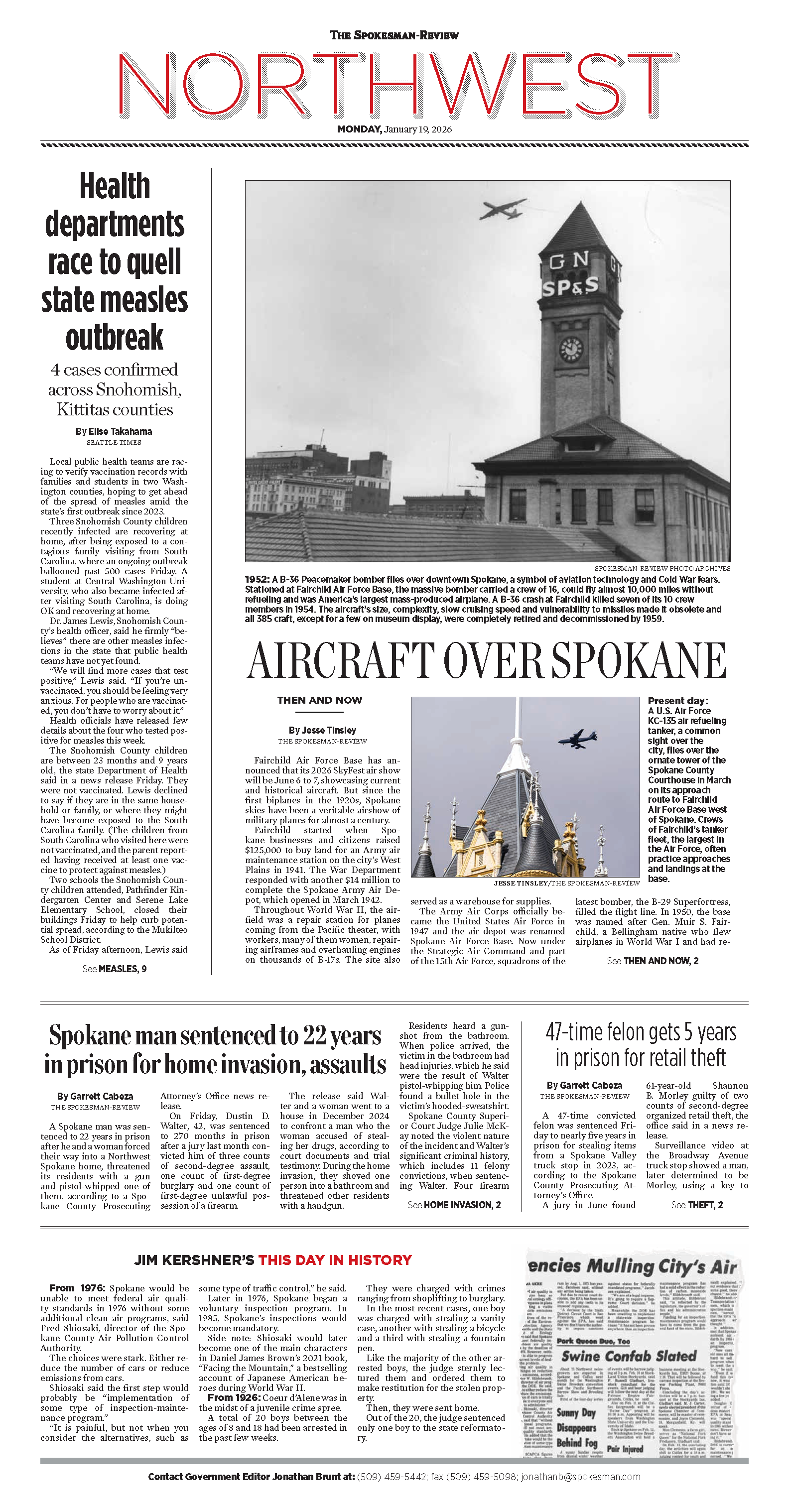 Frontpage for 2026-01-19