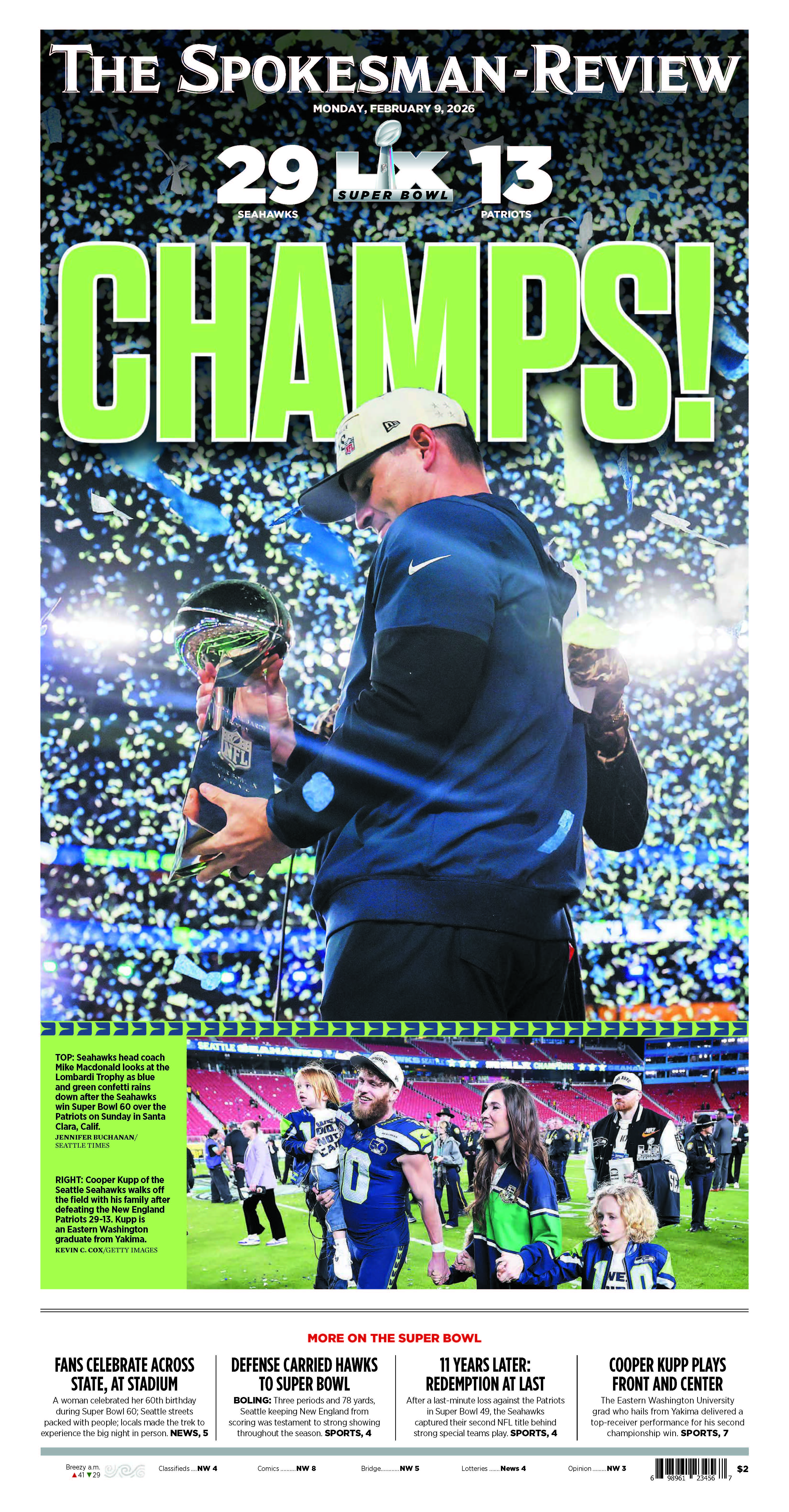 Frontpage for 2026-02-09