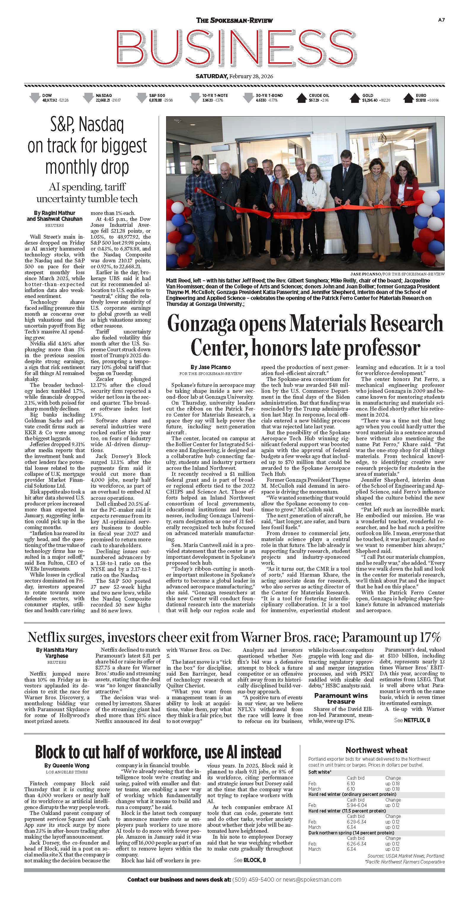 Frontpage for 2026-02-28