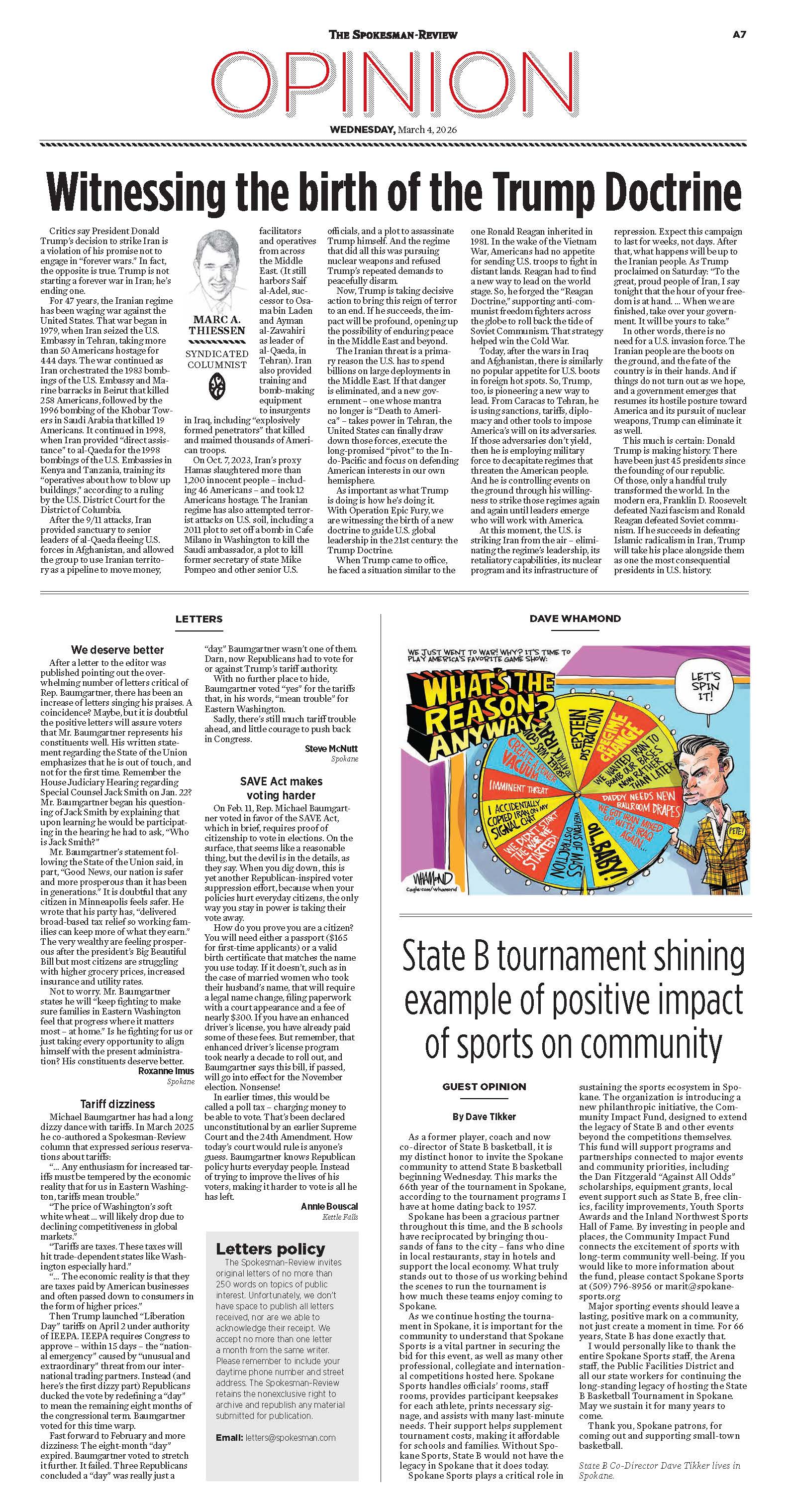 Frontpage for 2026-03-04