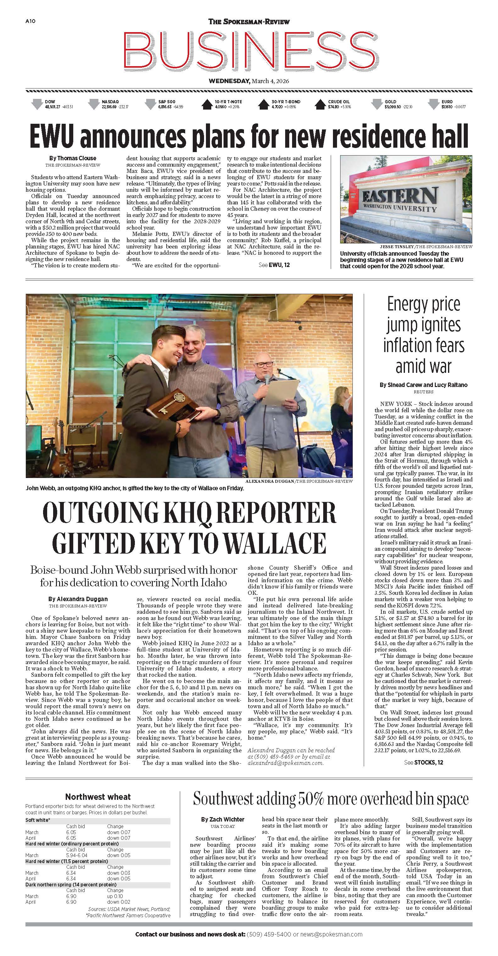 Frontpage for 2026-03-04