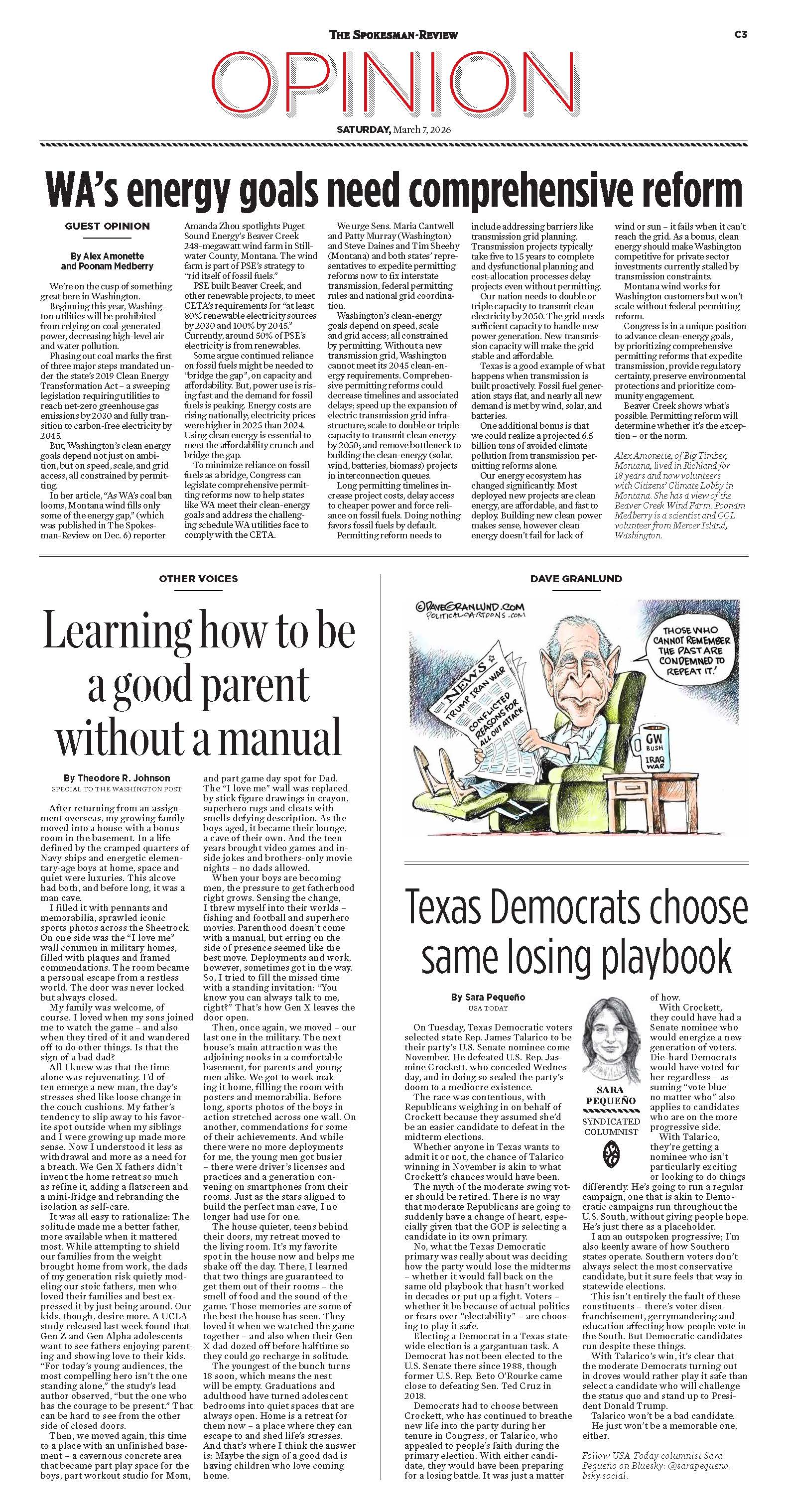 Frontpage for 2026-03-07