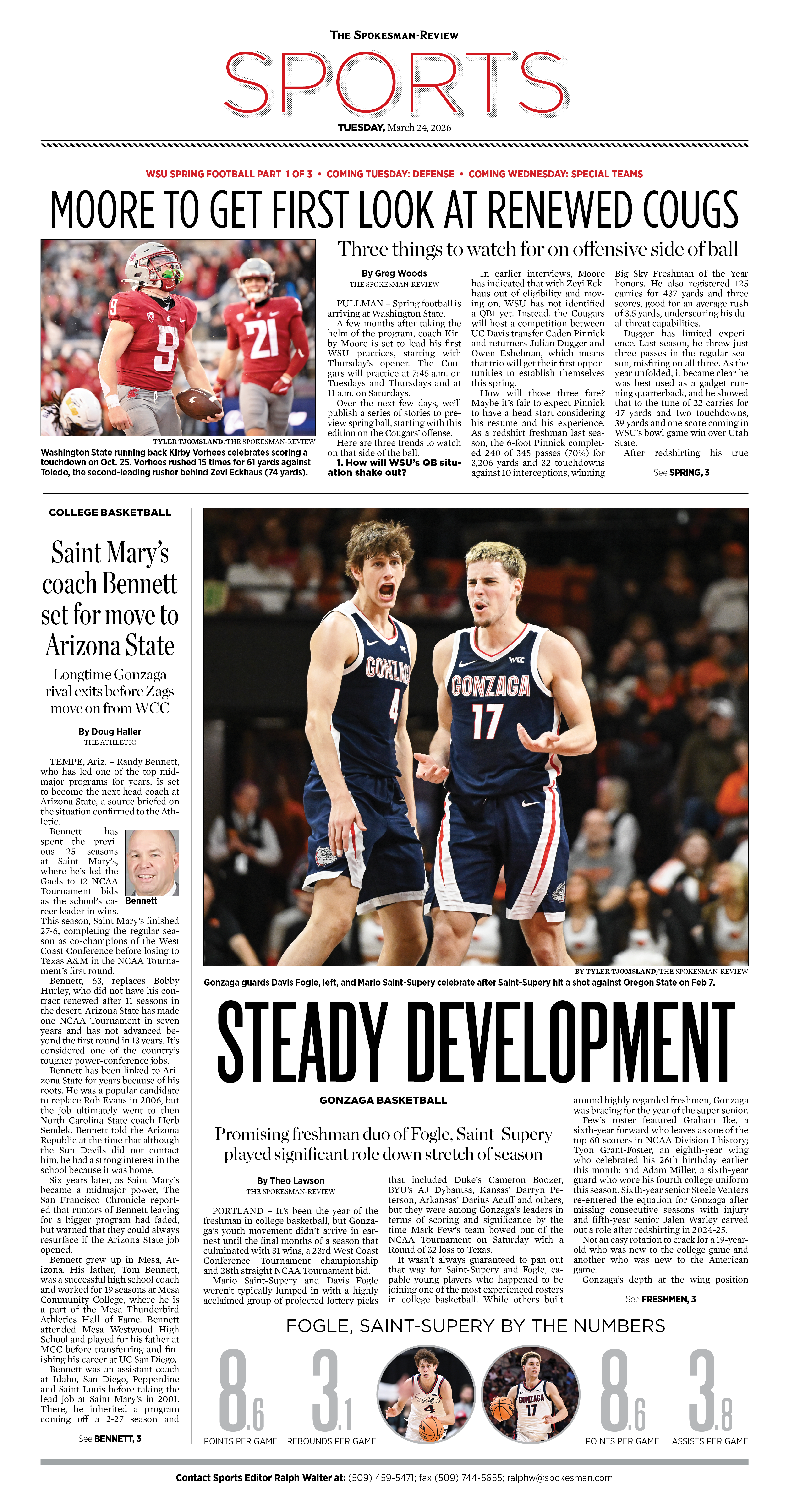 Frontpage for 2026-03-24