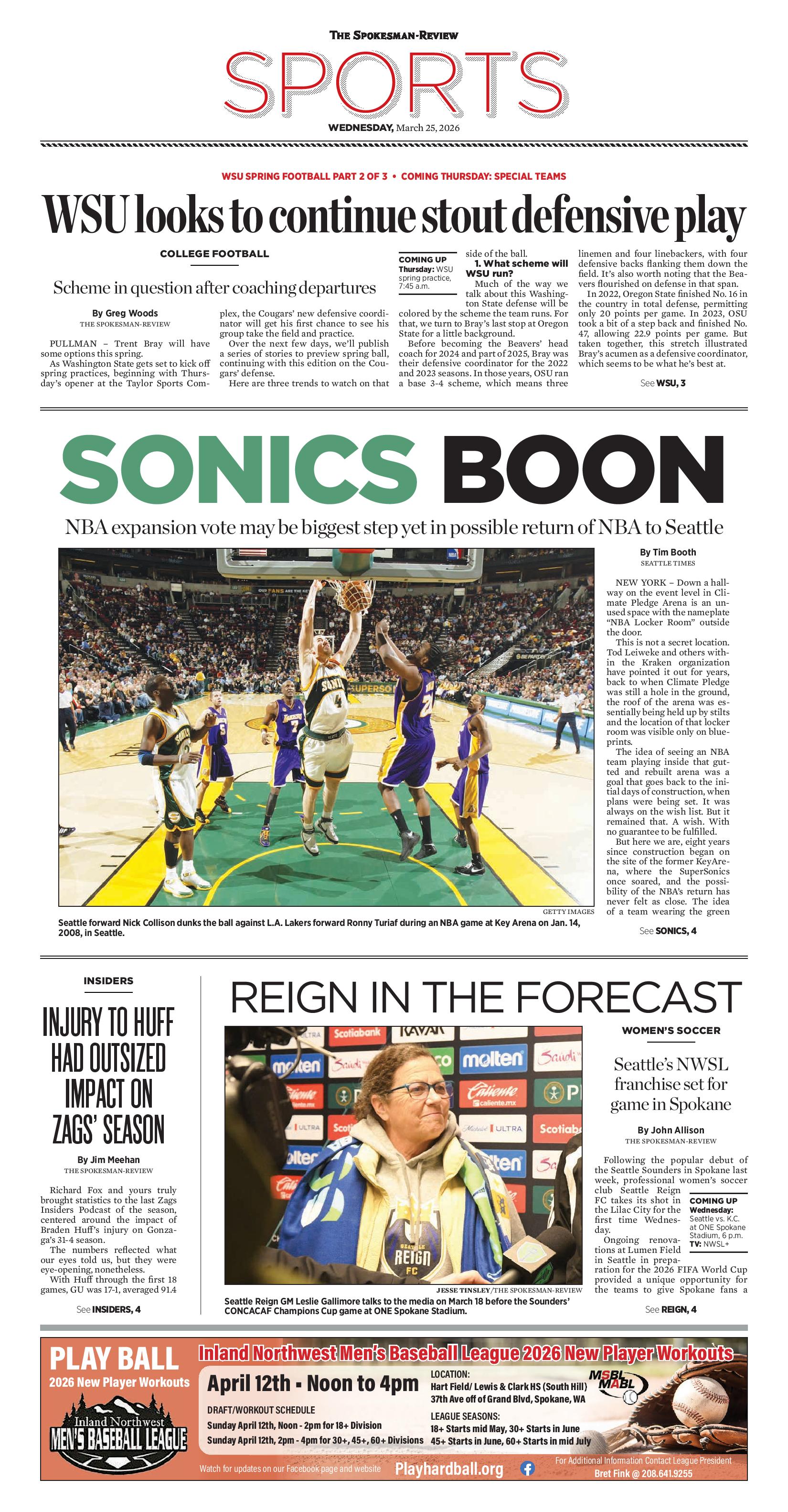 Frontpage for 2026-03-25