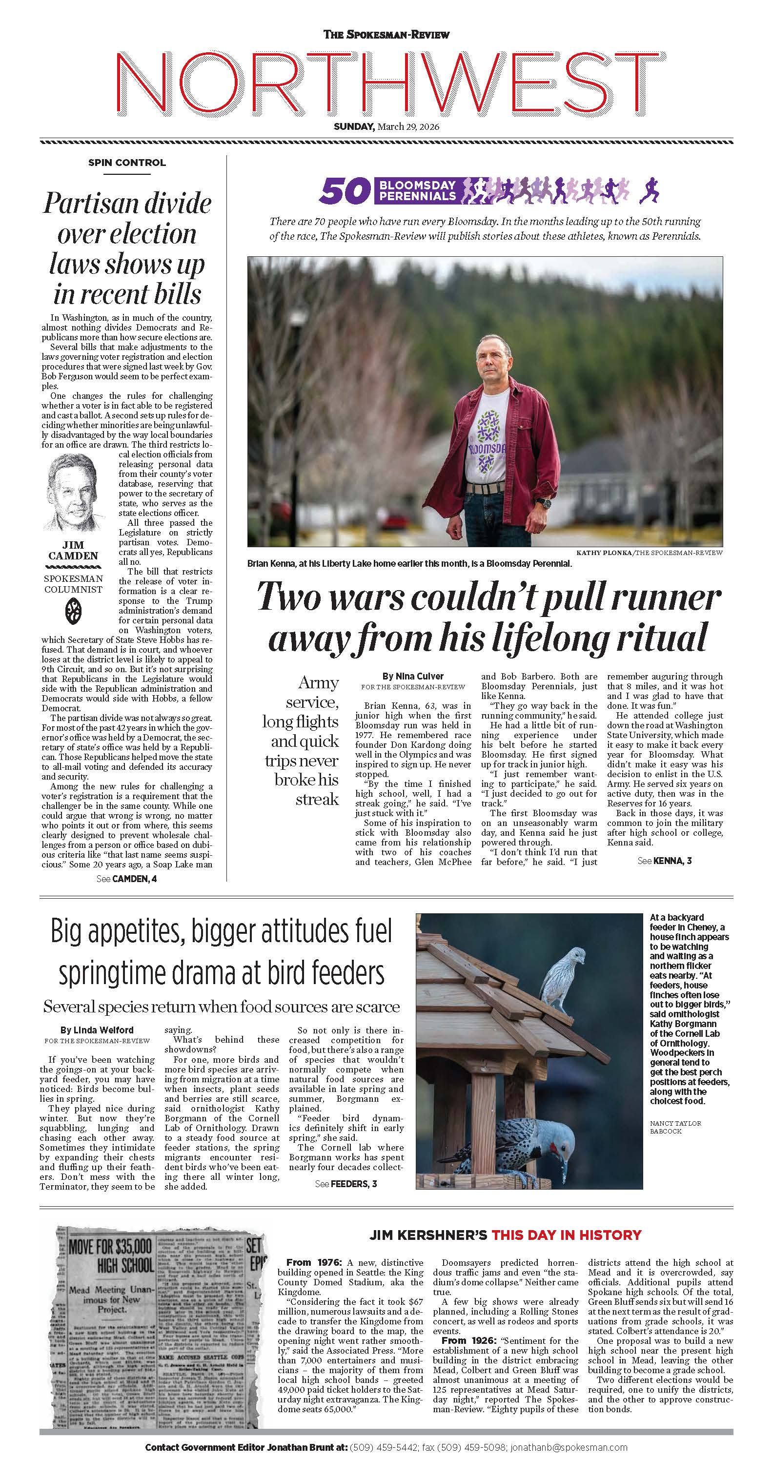 Frontpage for 2026-03-29