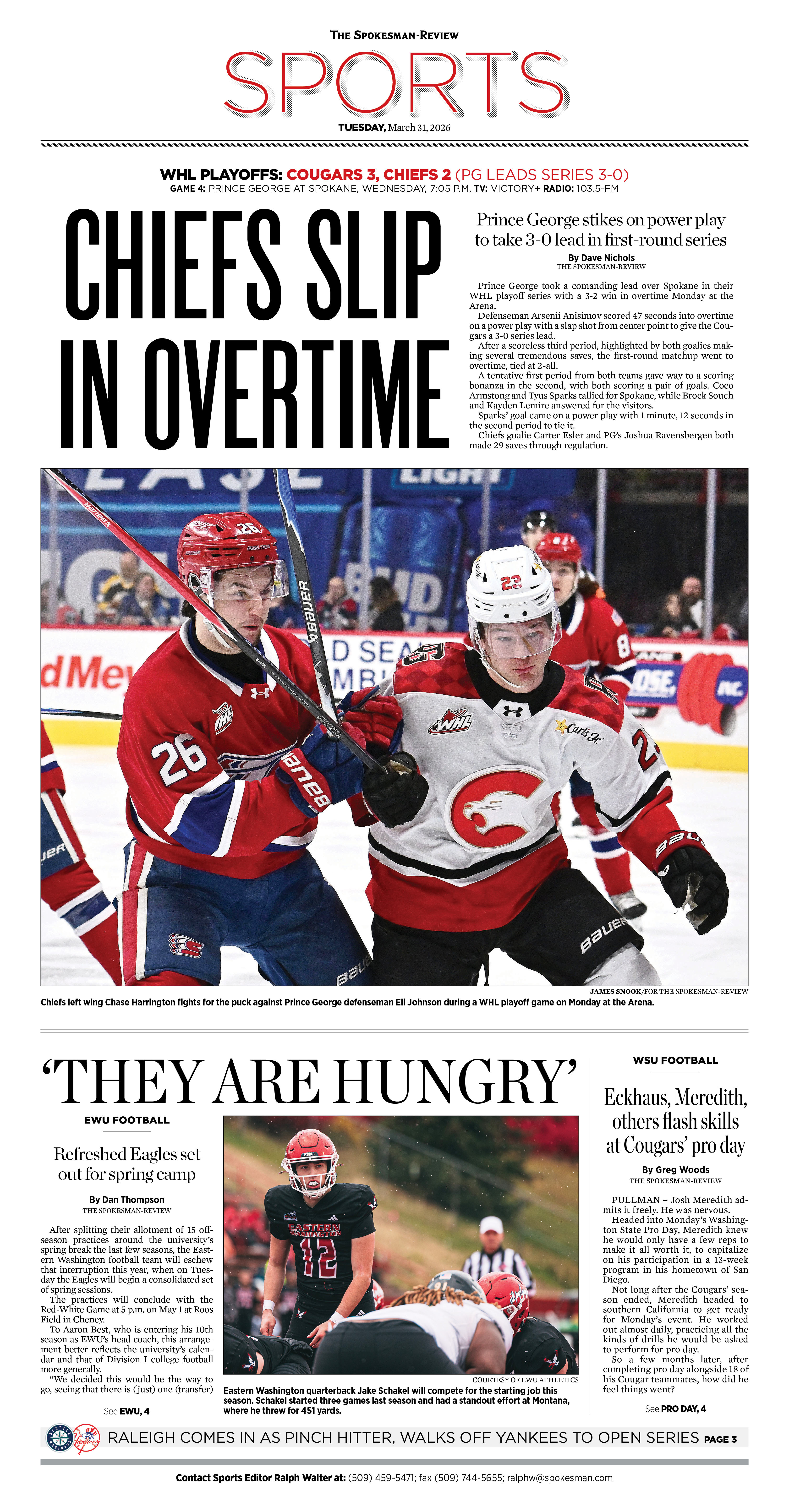 Frontpage for 2026-03-31