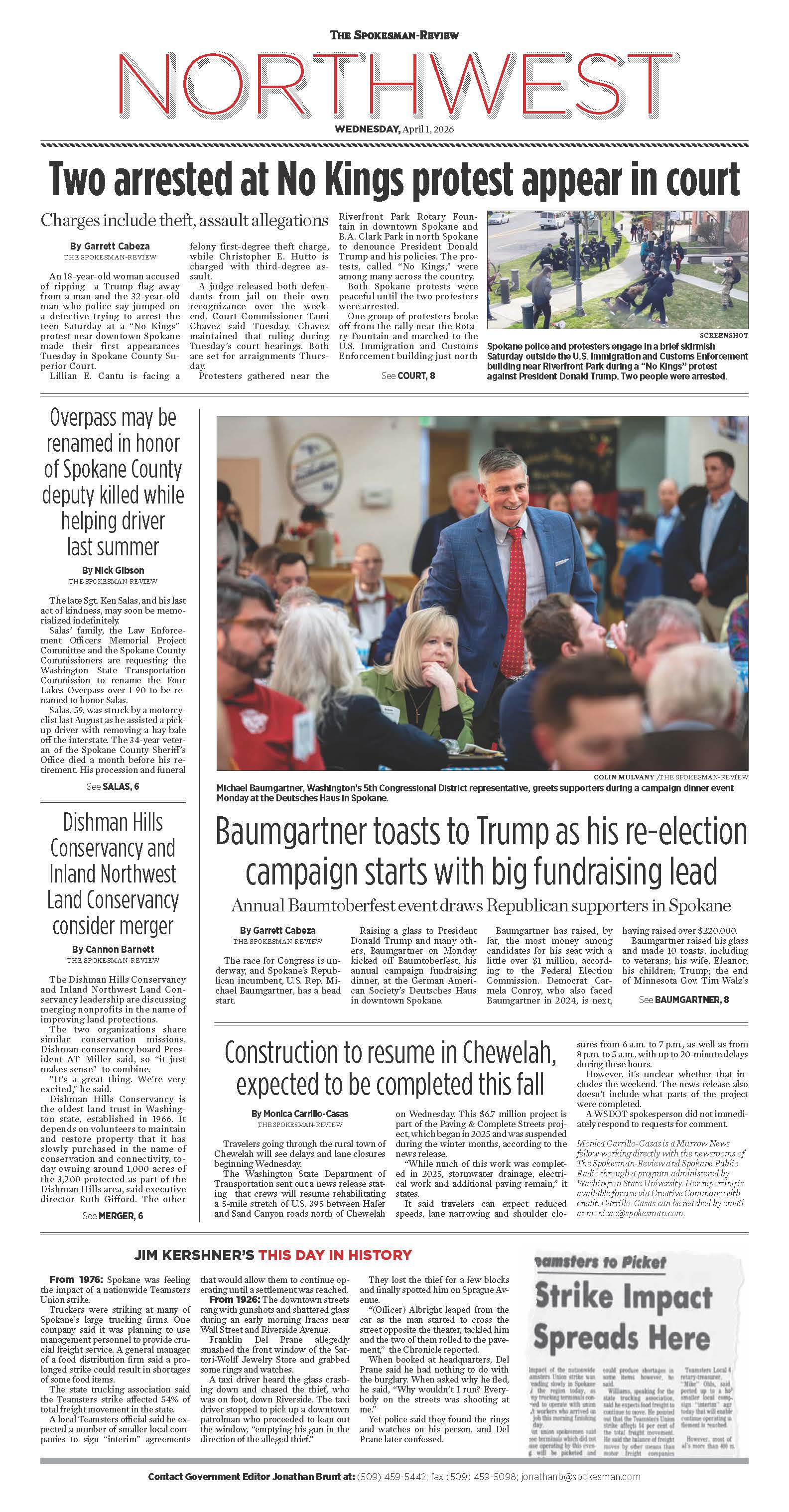 Frontpage for 2026-04-01