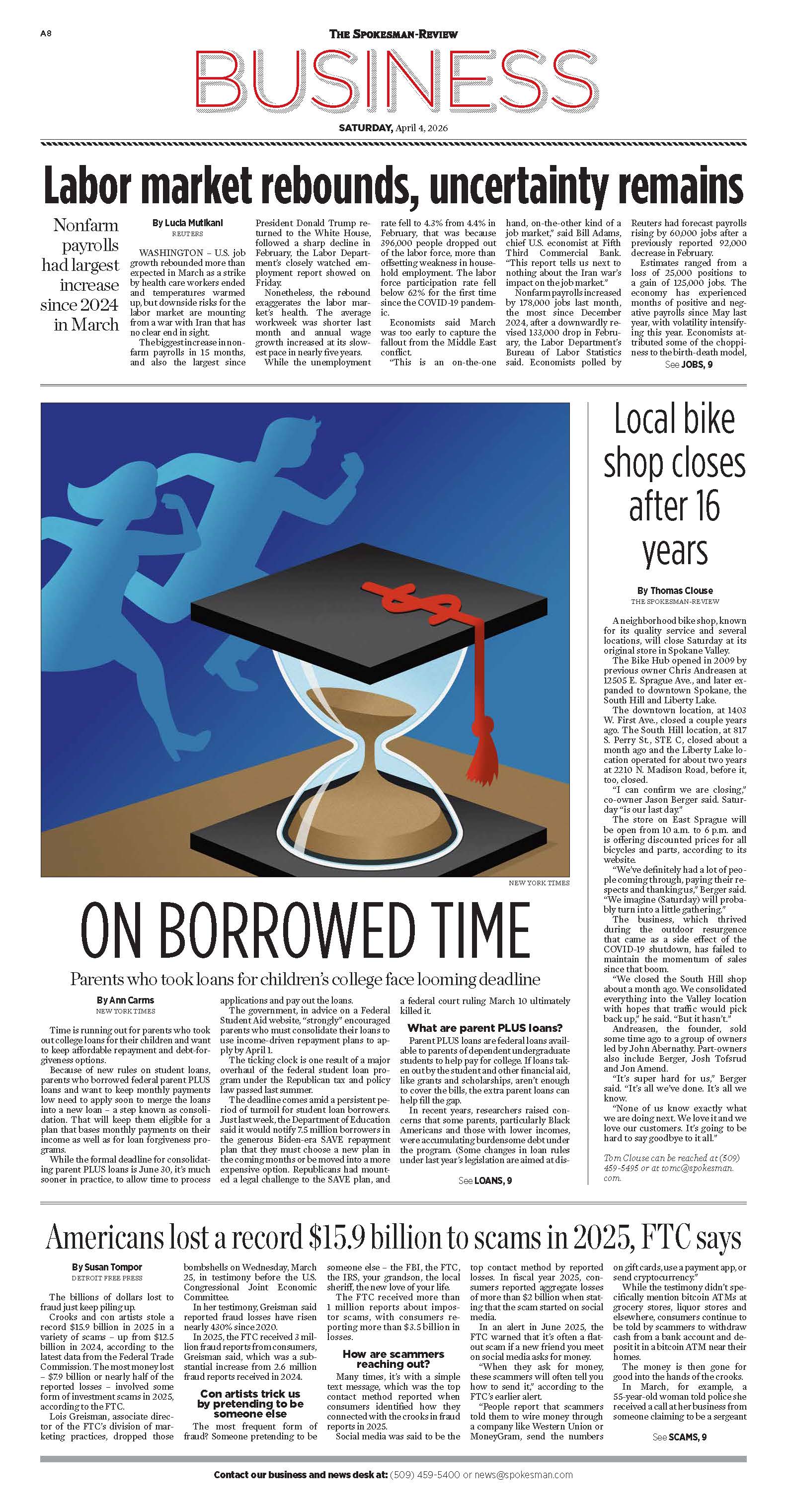 Frontpage for 2026-04-04