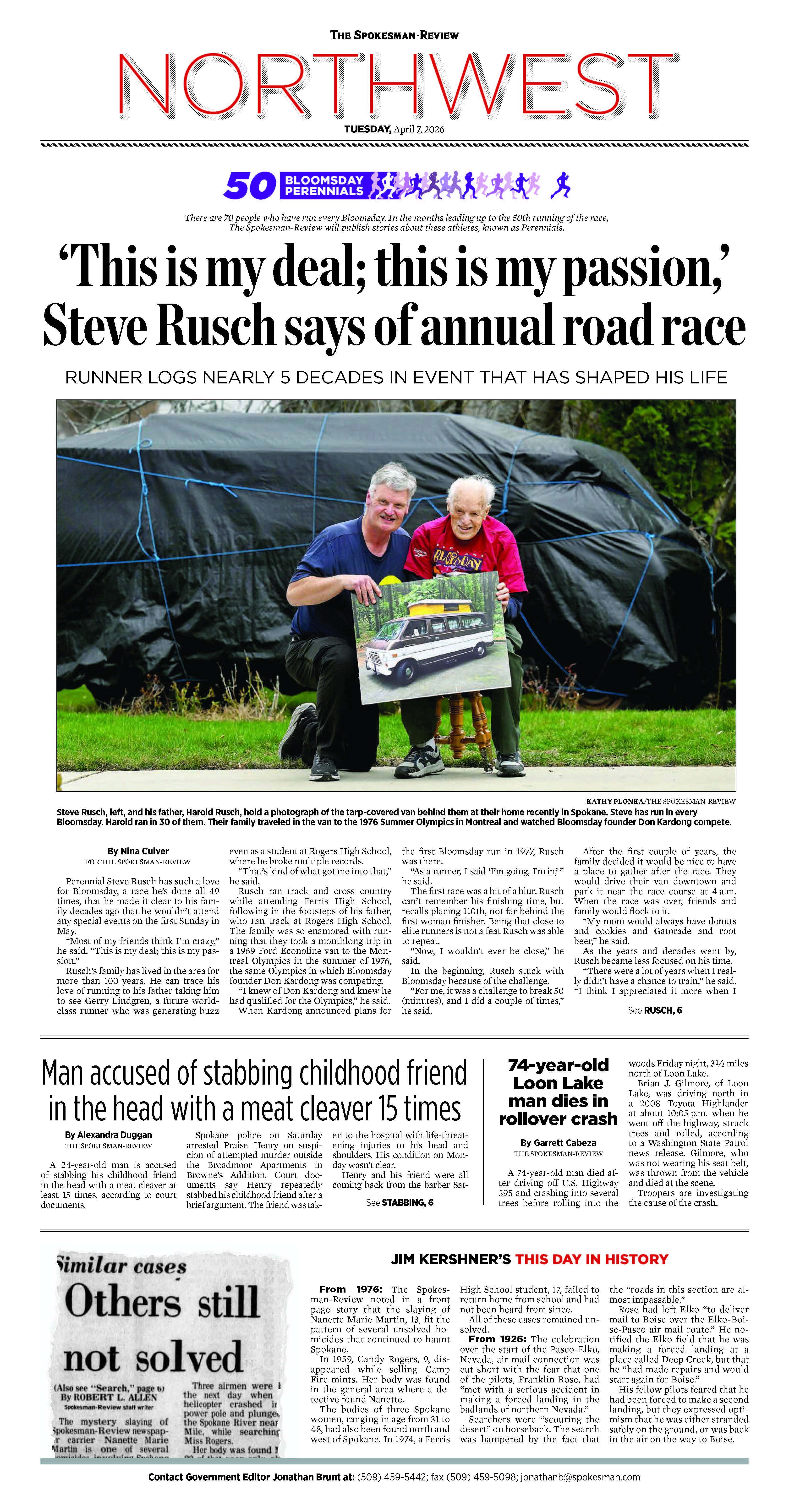 Frontpage for 2026-04-07