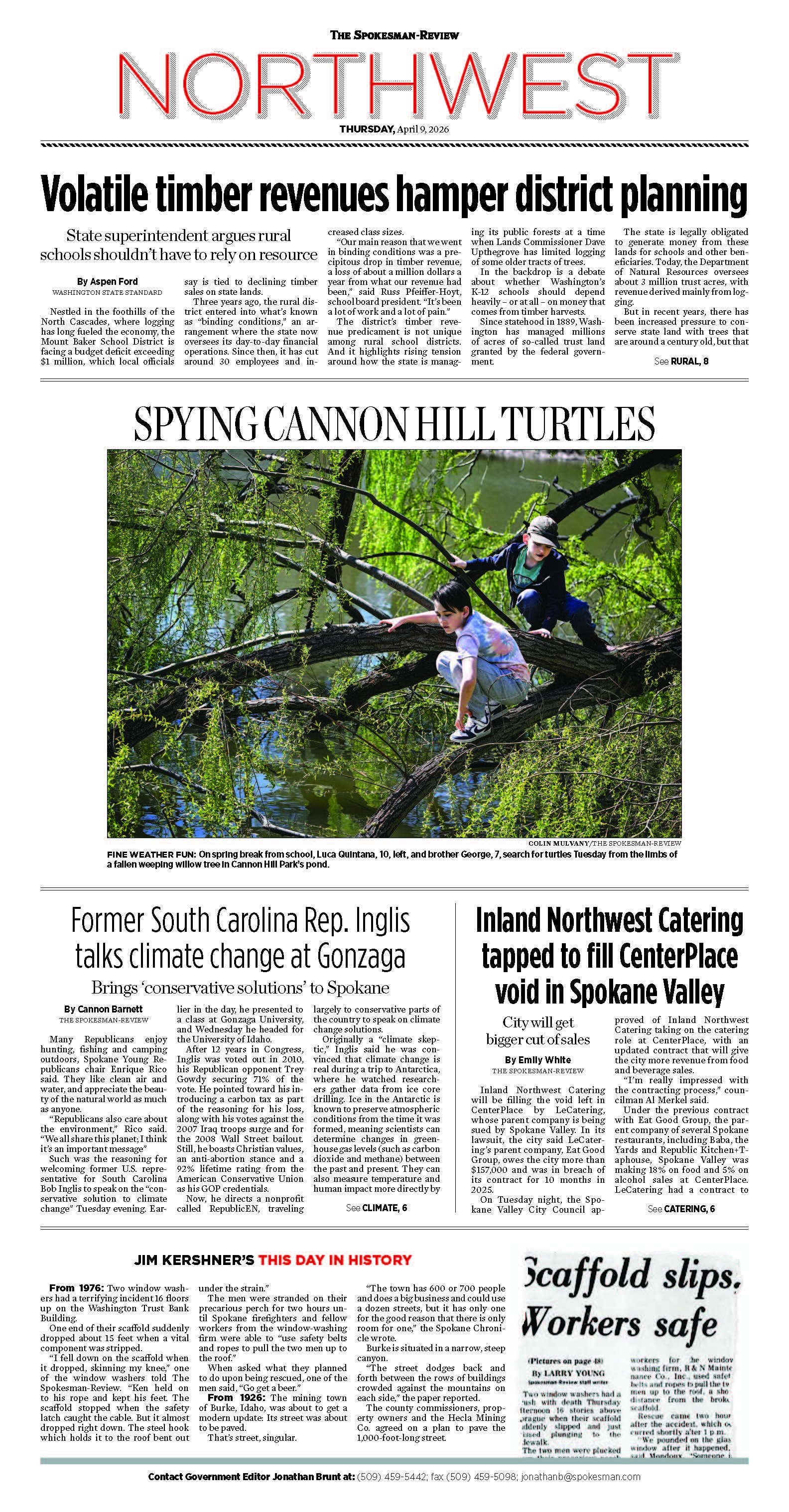 Frontpage for 2026-04-09