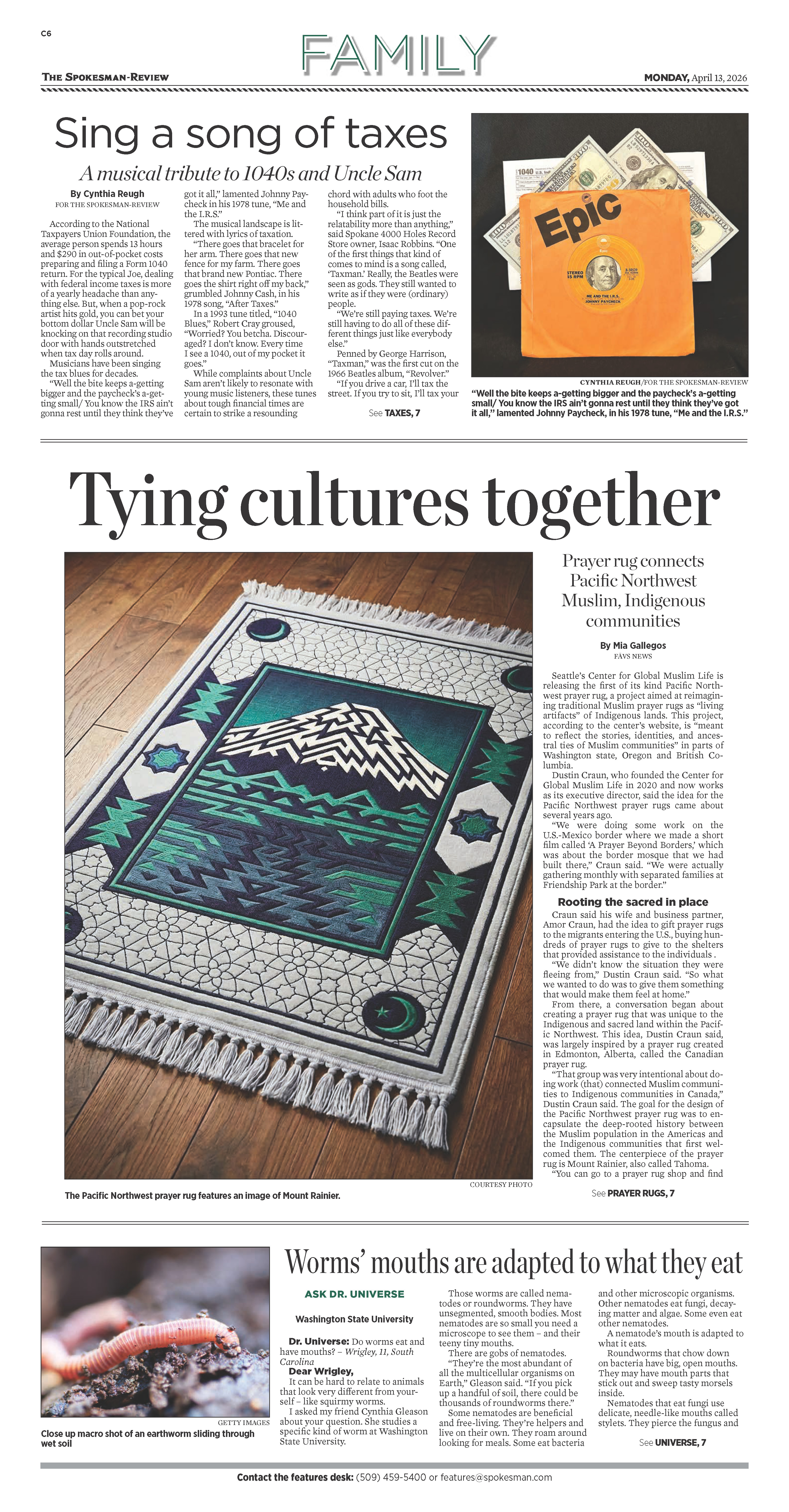 Frontpage for 2026-04-13
