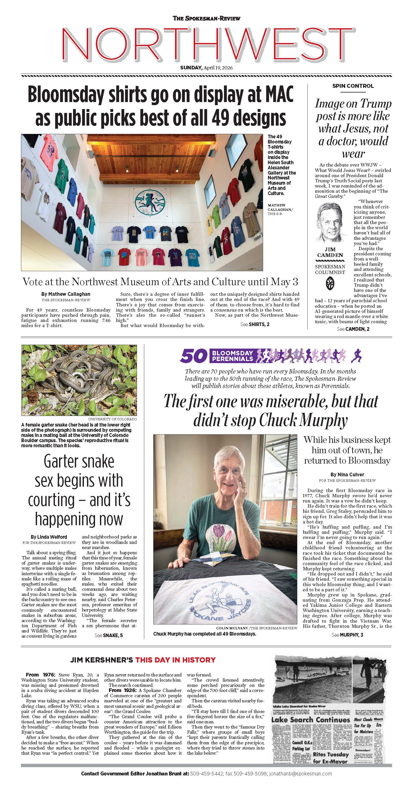 Frontpage for 2026-04-19