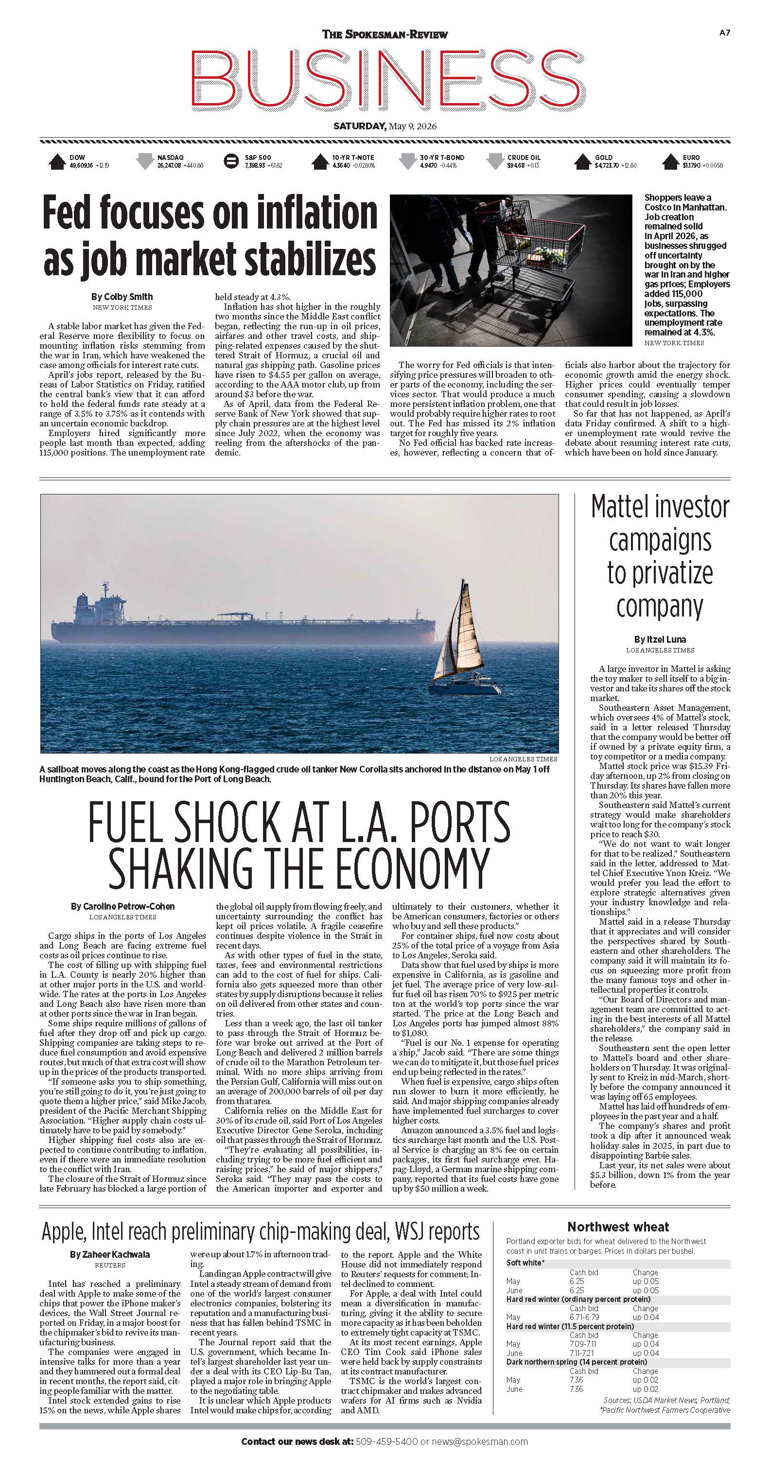 Frontpage for 2026-05-09