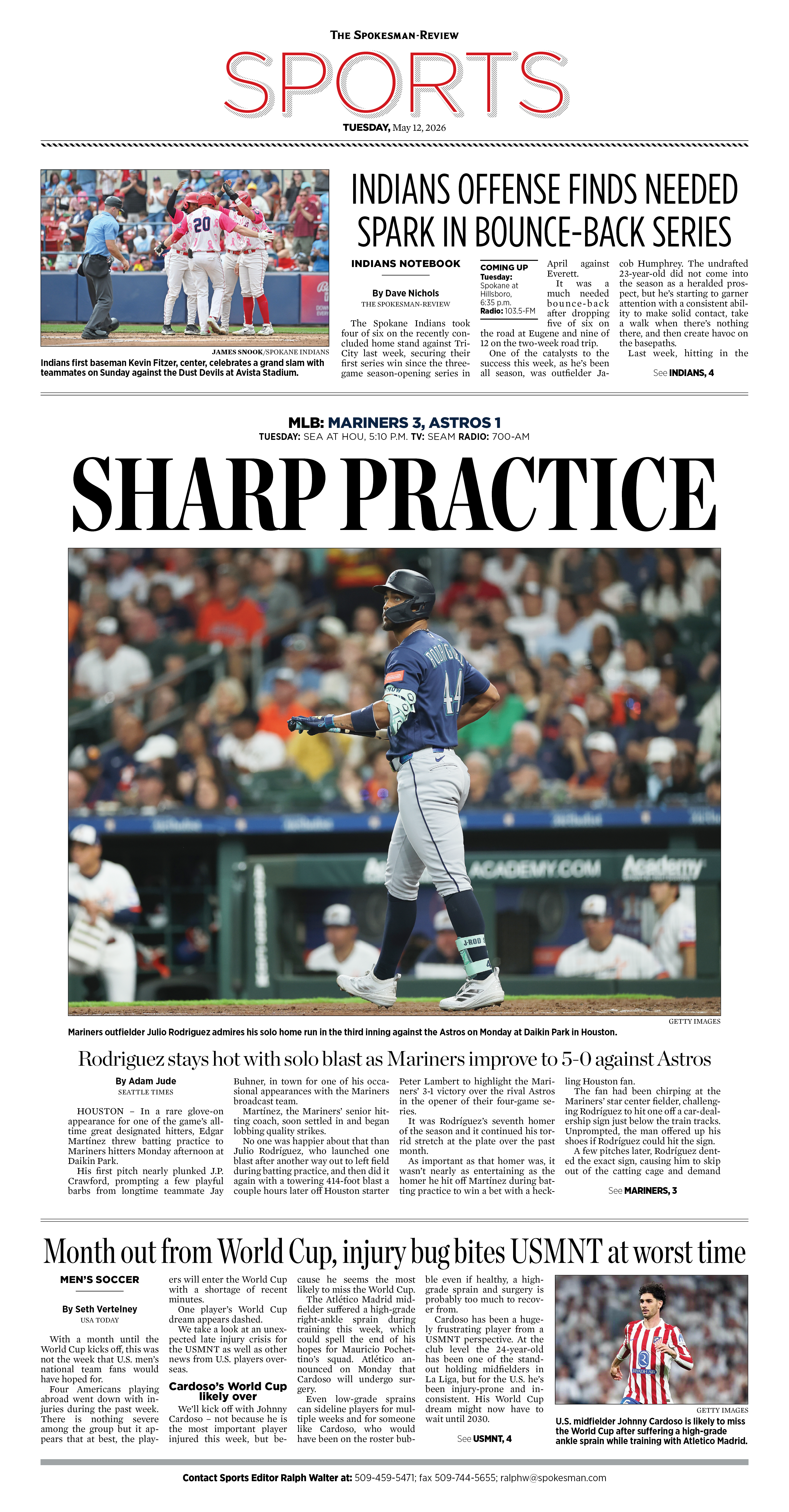 Frontpage for 2026-05-12