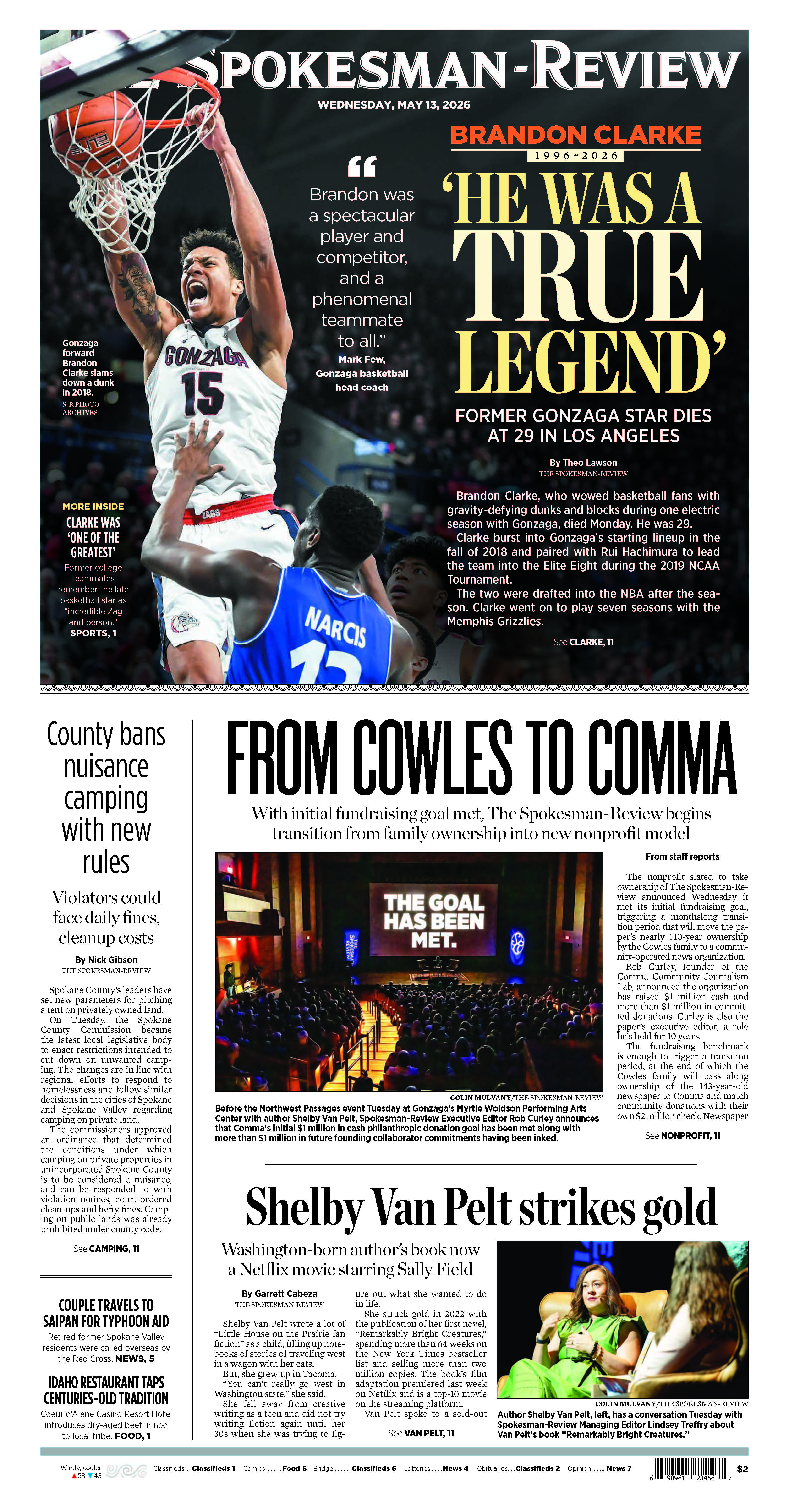 Frontpage for 2026-05-13
