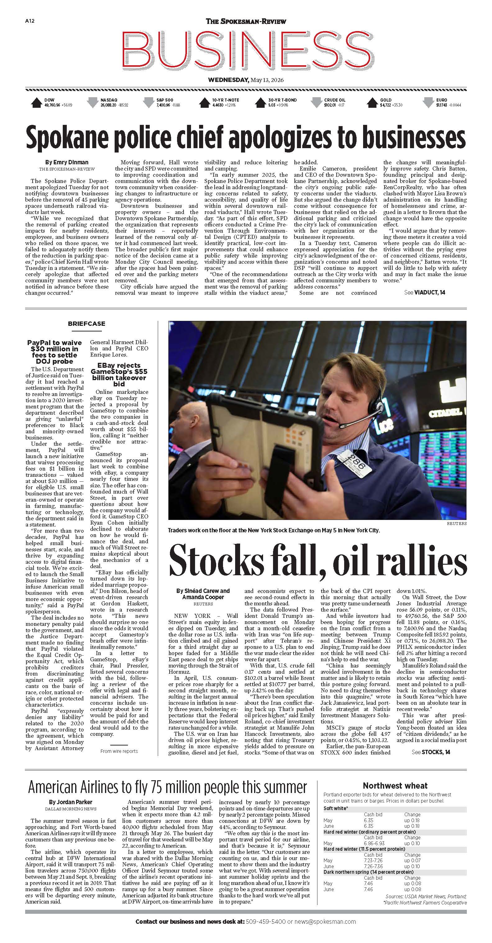 Frontpage for 2026-05-13