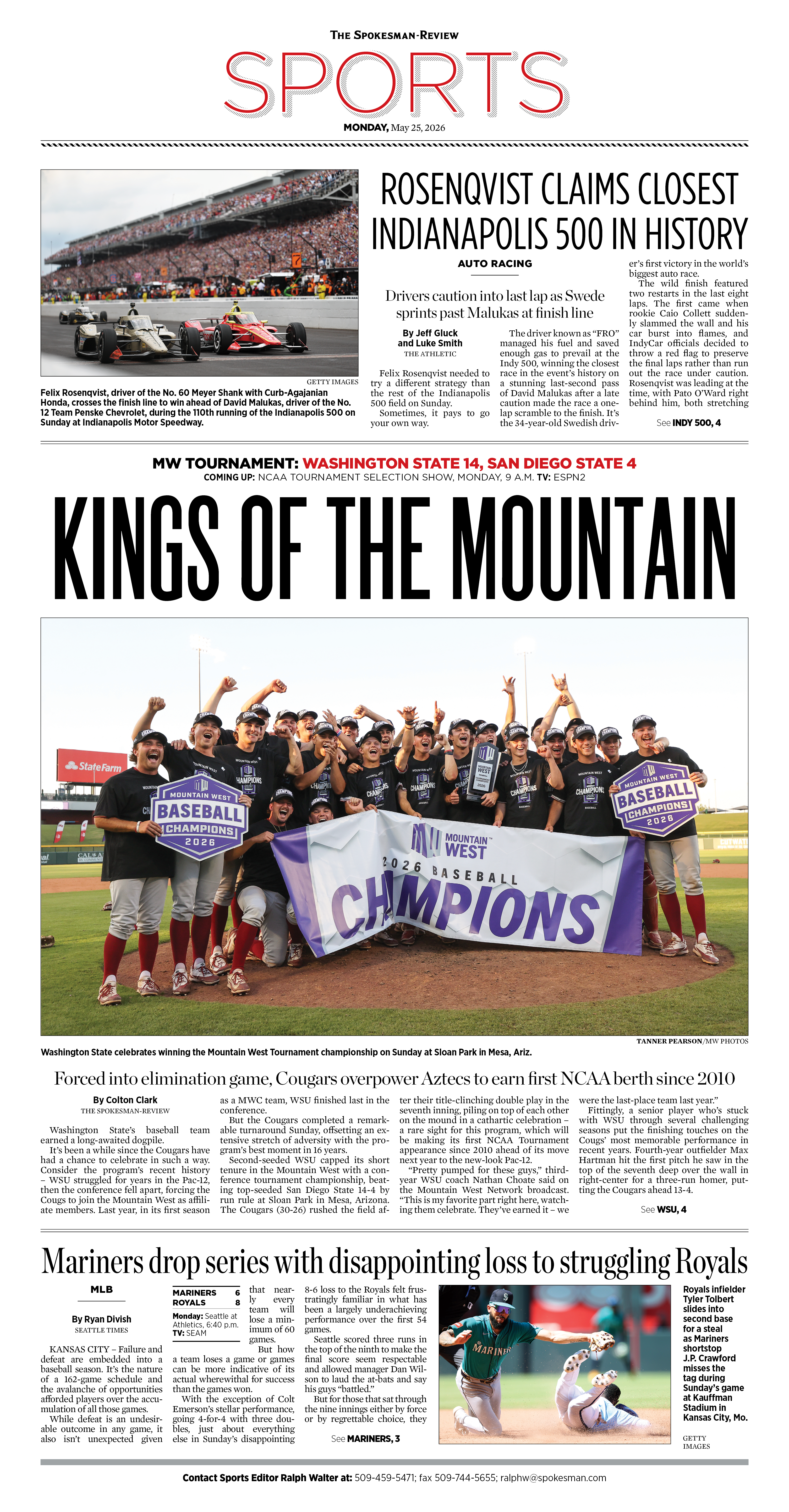 Frontpage for 2026-05-25