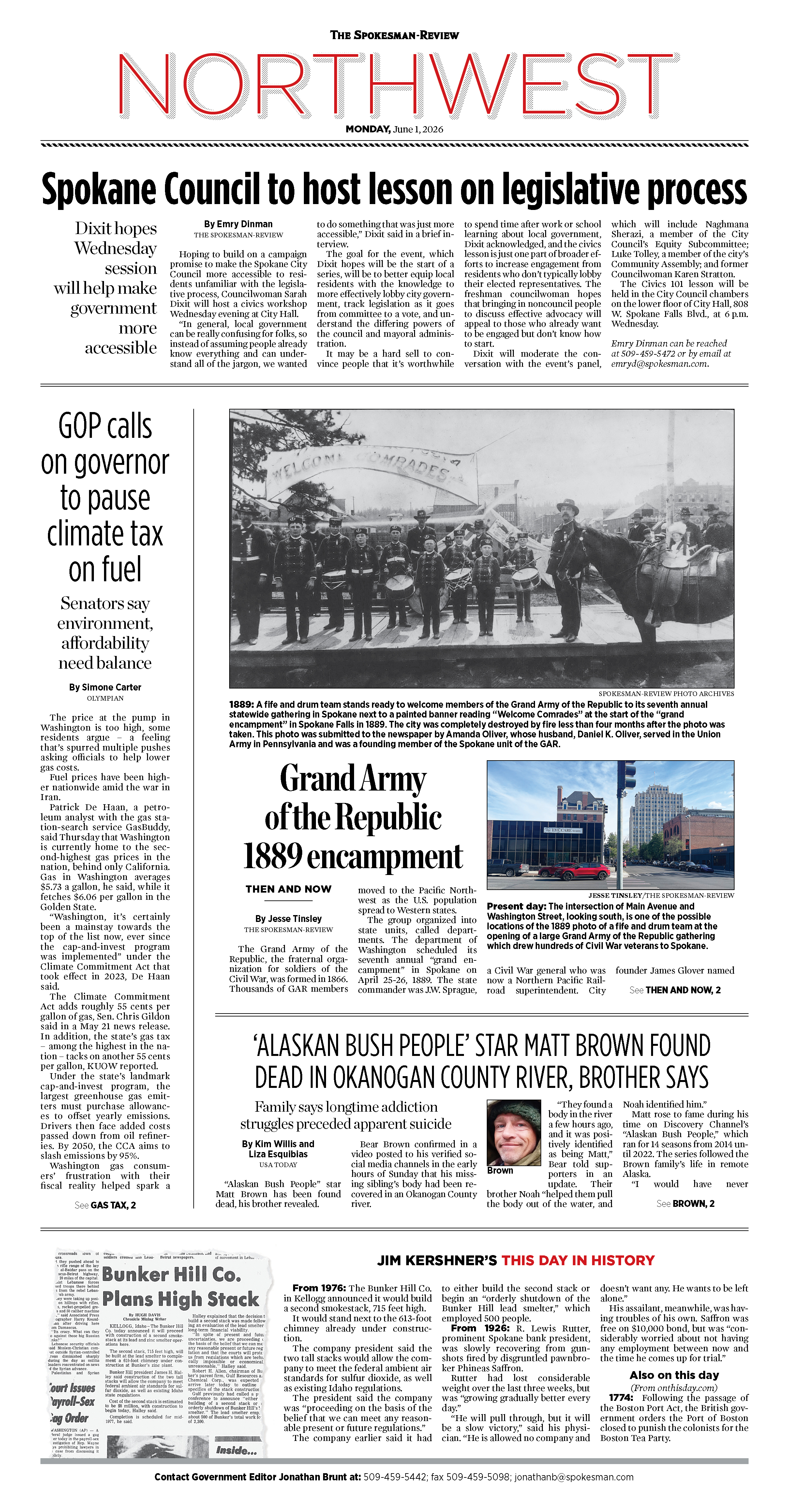 Frontpage for 2026-06-01