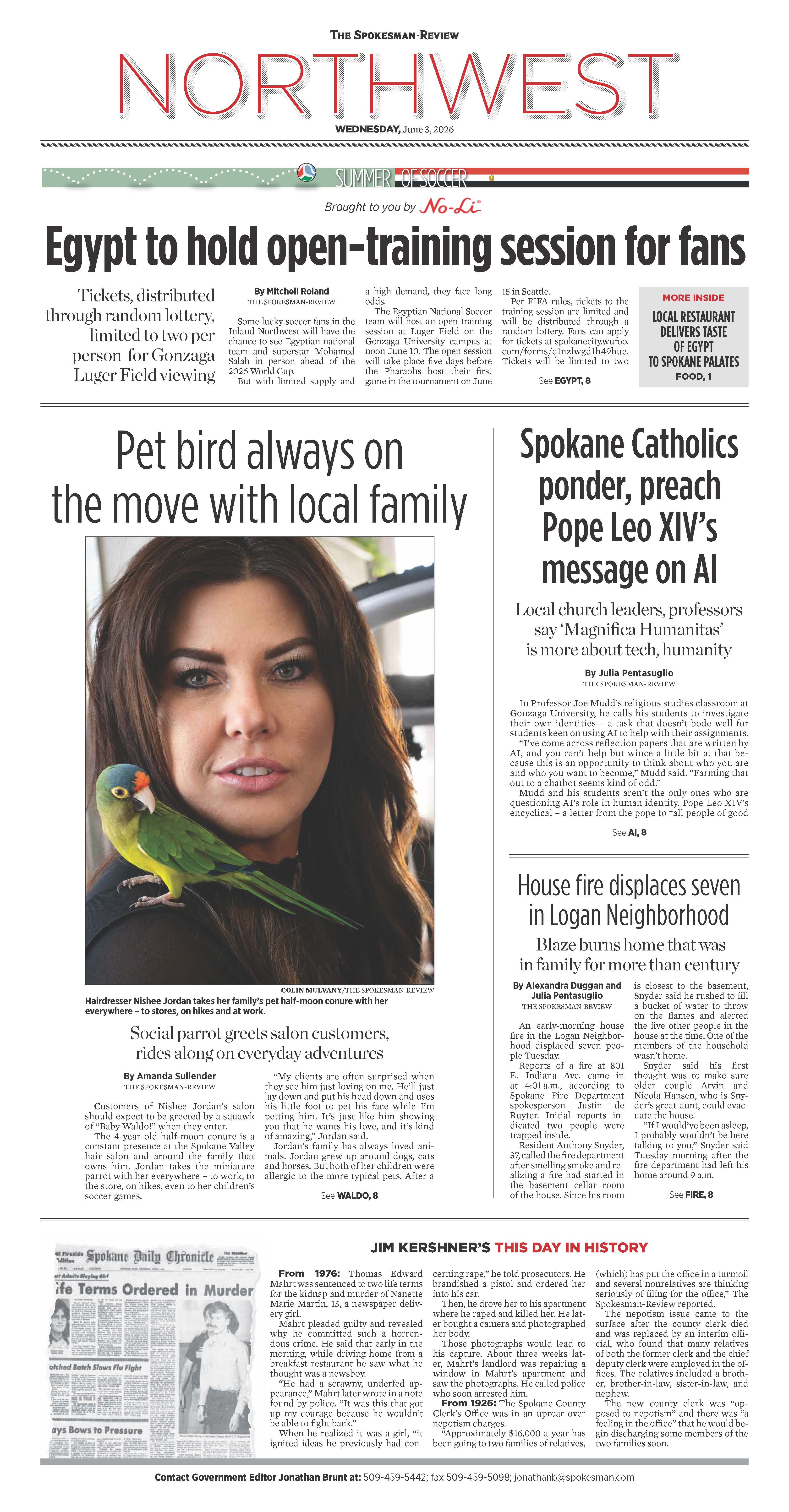 Frontpage for 2026-06-03