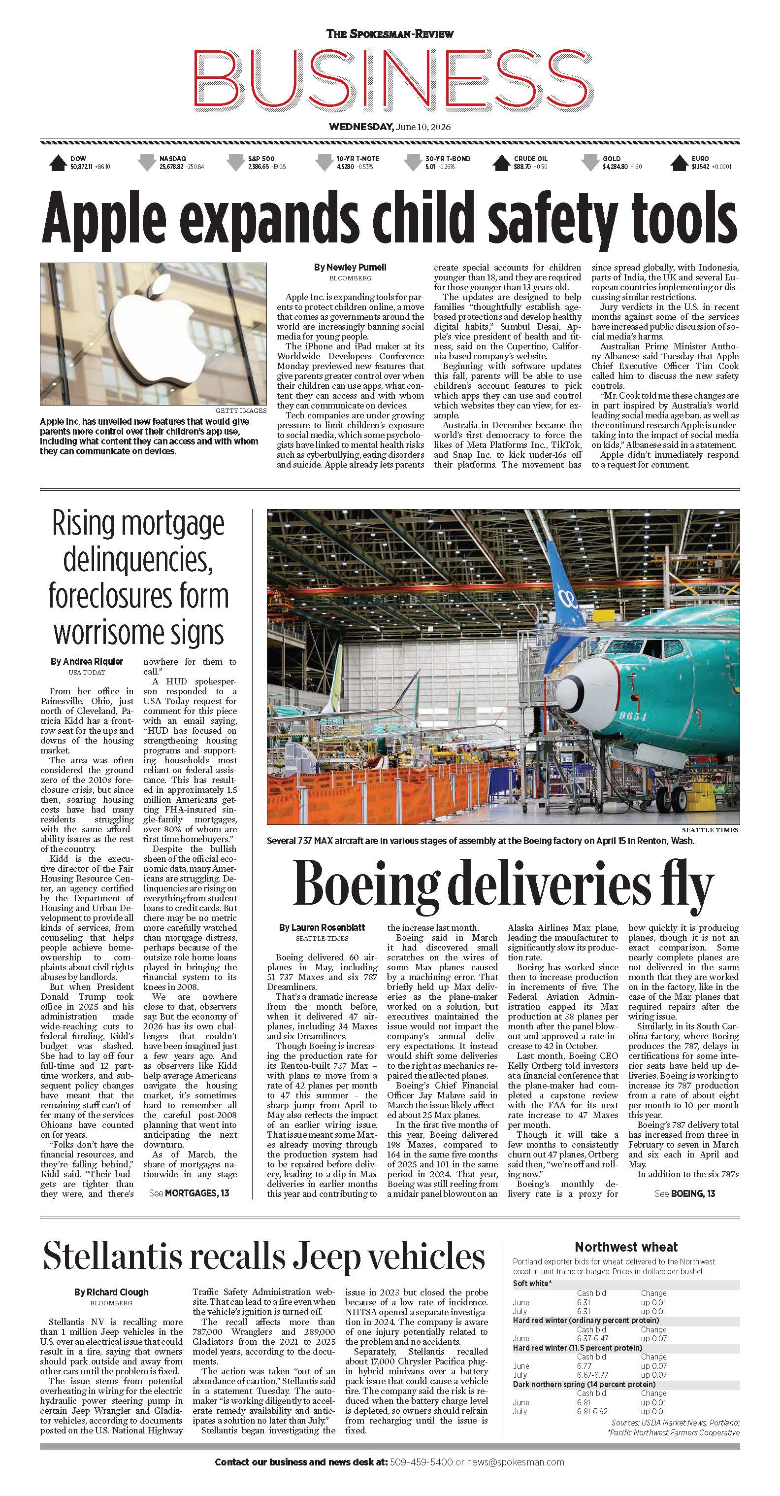 Frontpage for 2026-06-10
