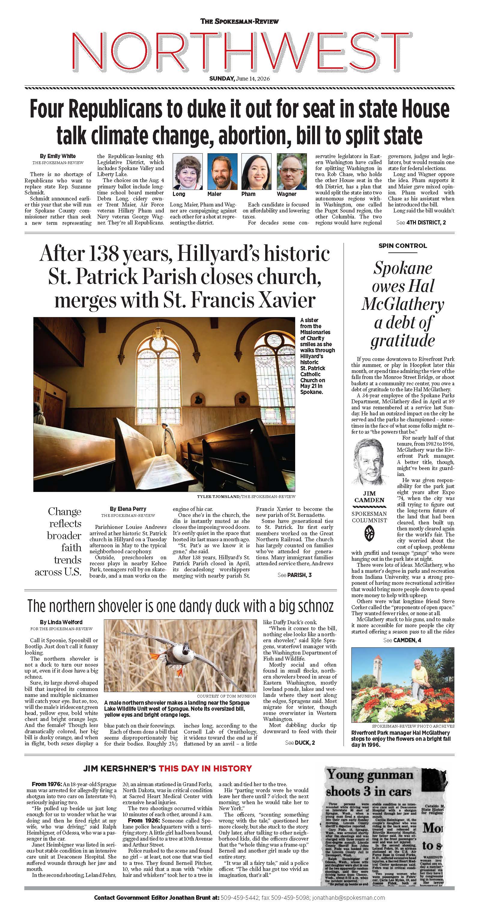 Frontpage for 2026-06-14