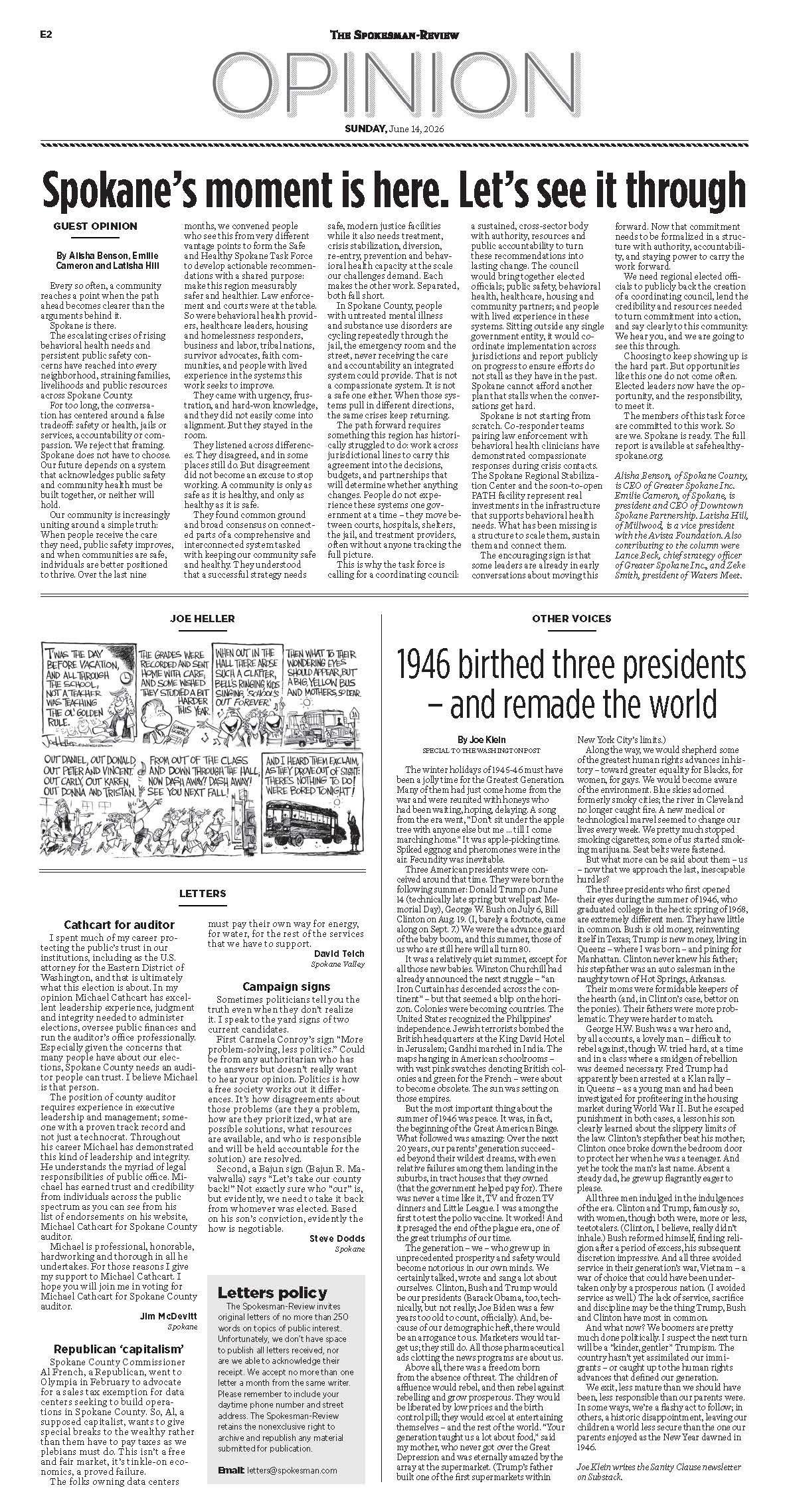 Frontpage for 2026-06-14