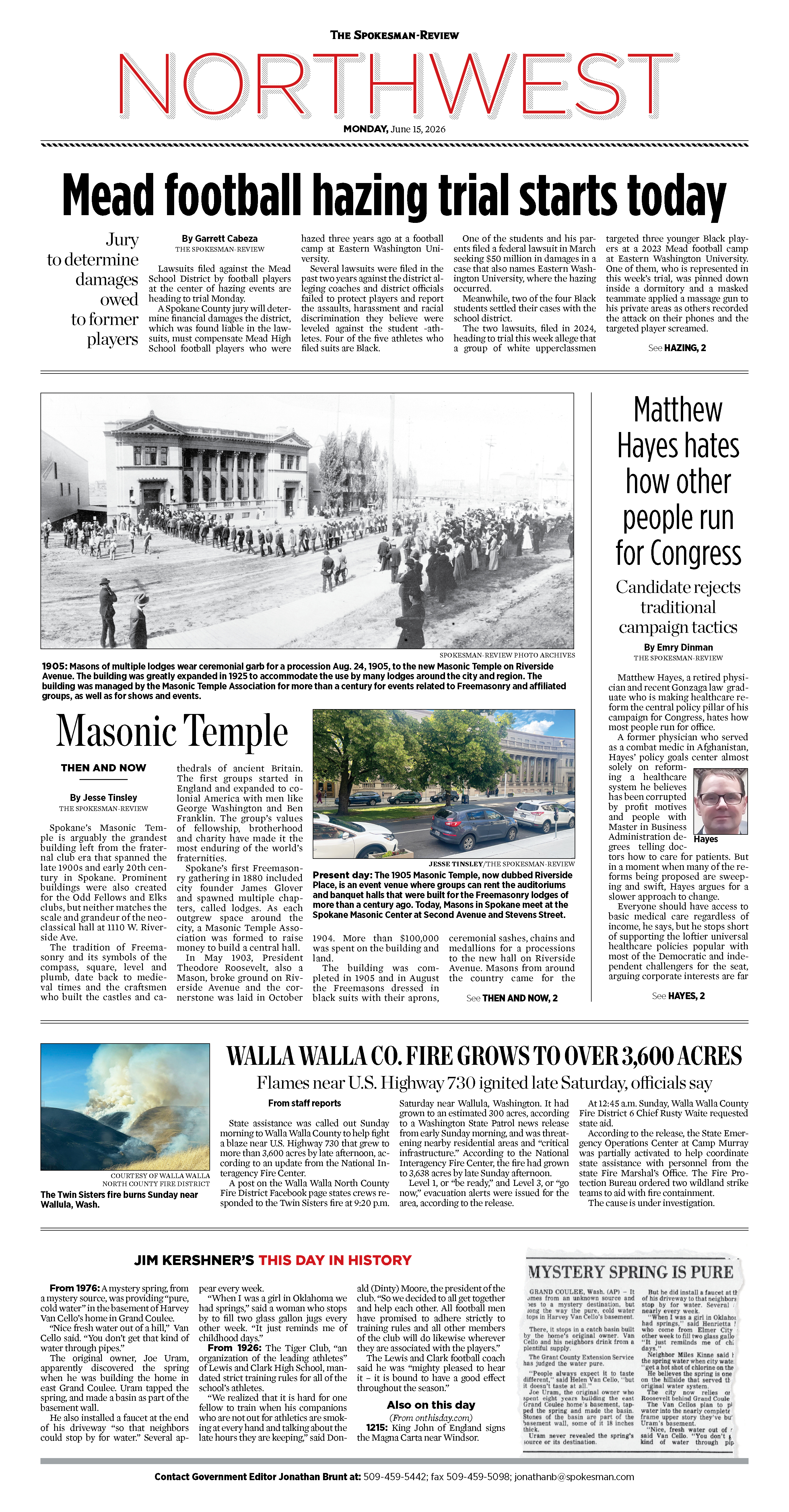 Frontpage for 2026-06-15