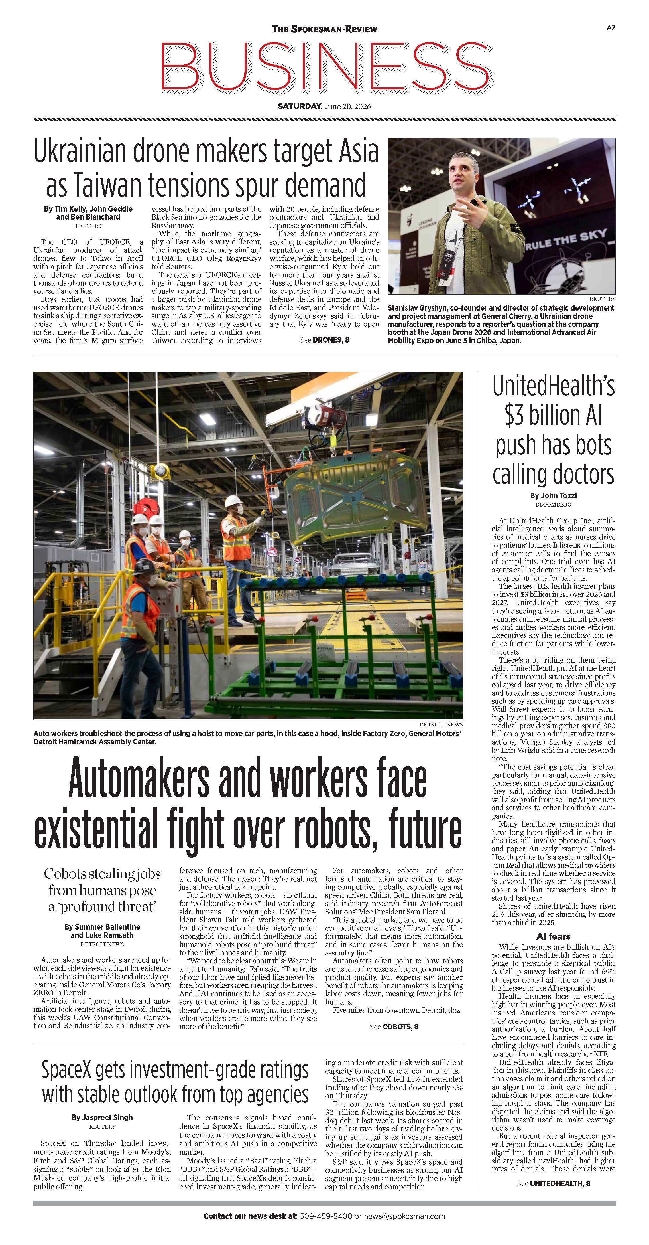Frontpage for 2026-06-20