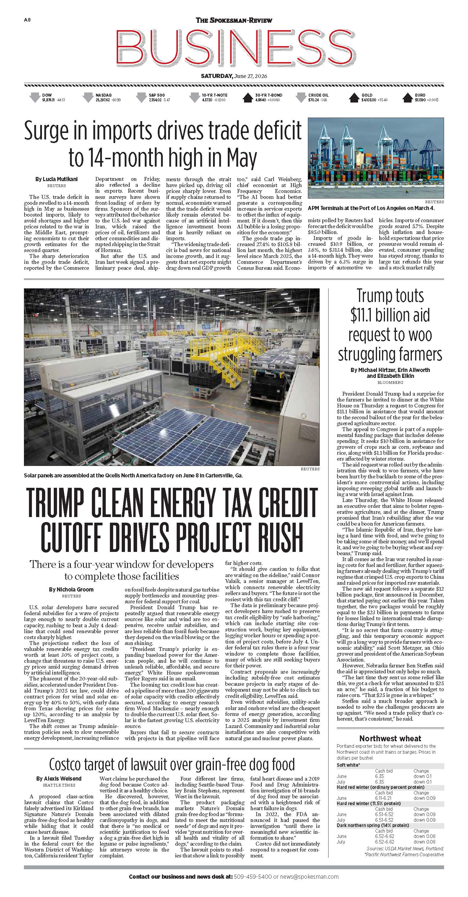 Frontpage for 2026-06-27