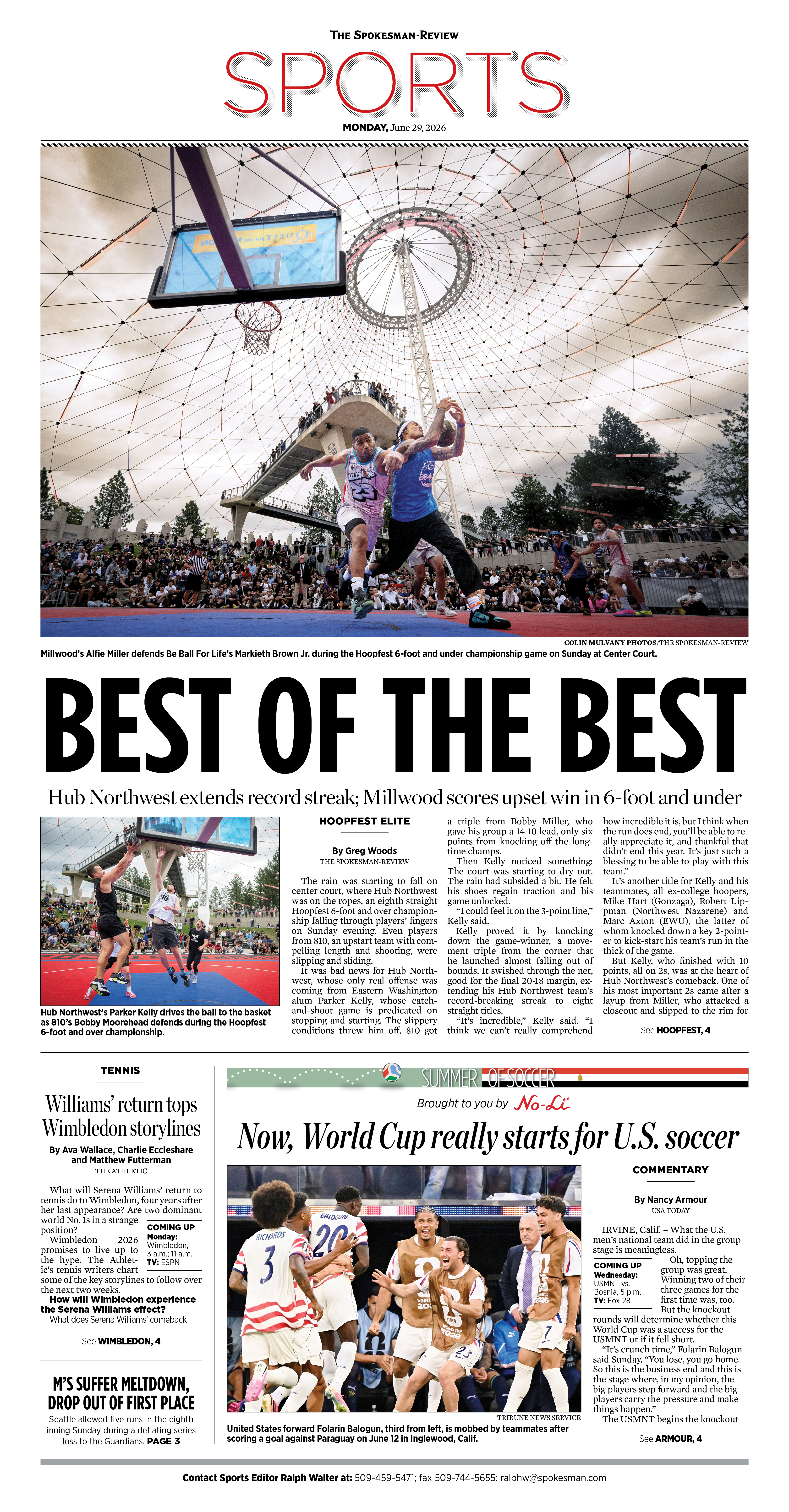 Frontpage for 2026-06-29