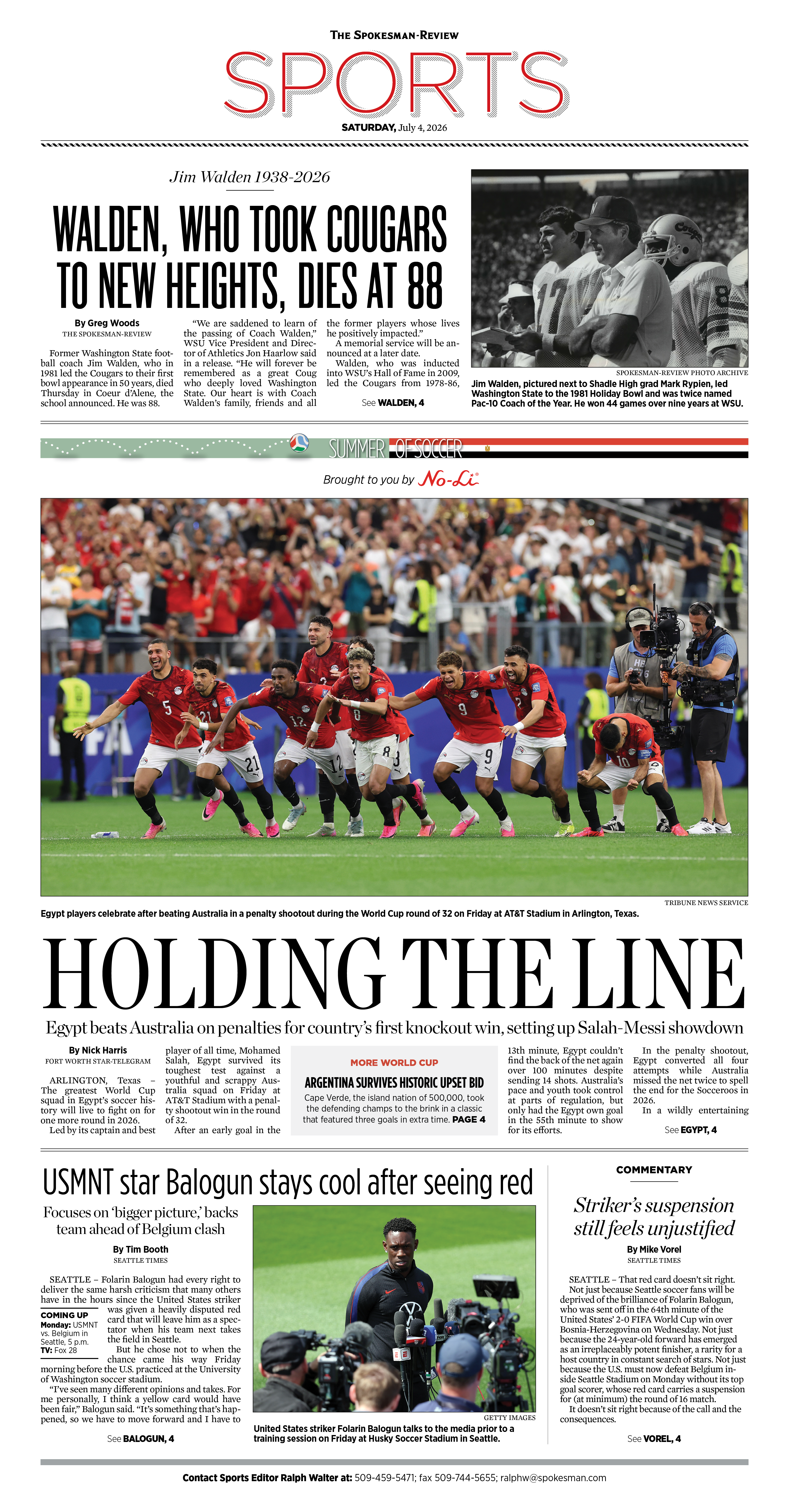 Frontpage for 2026-07-04