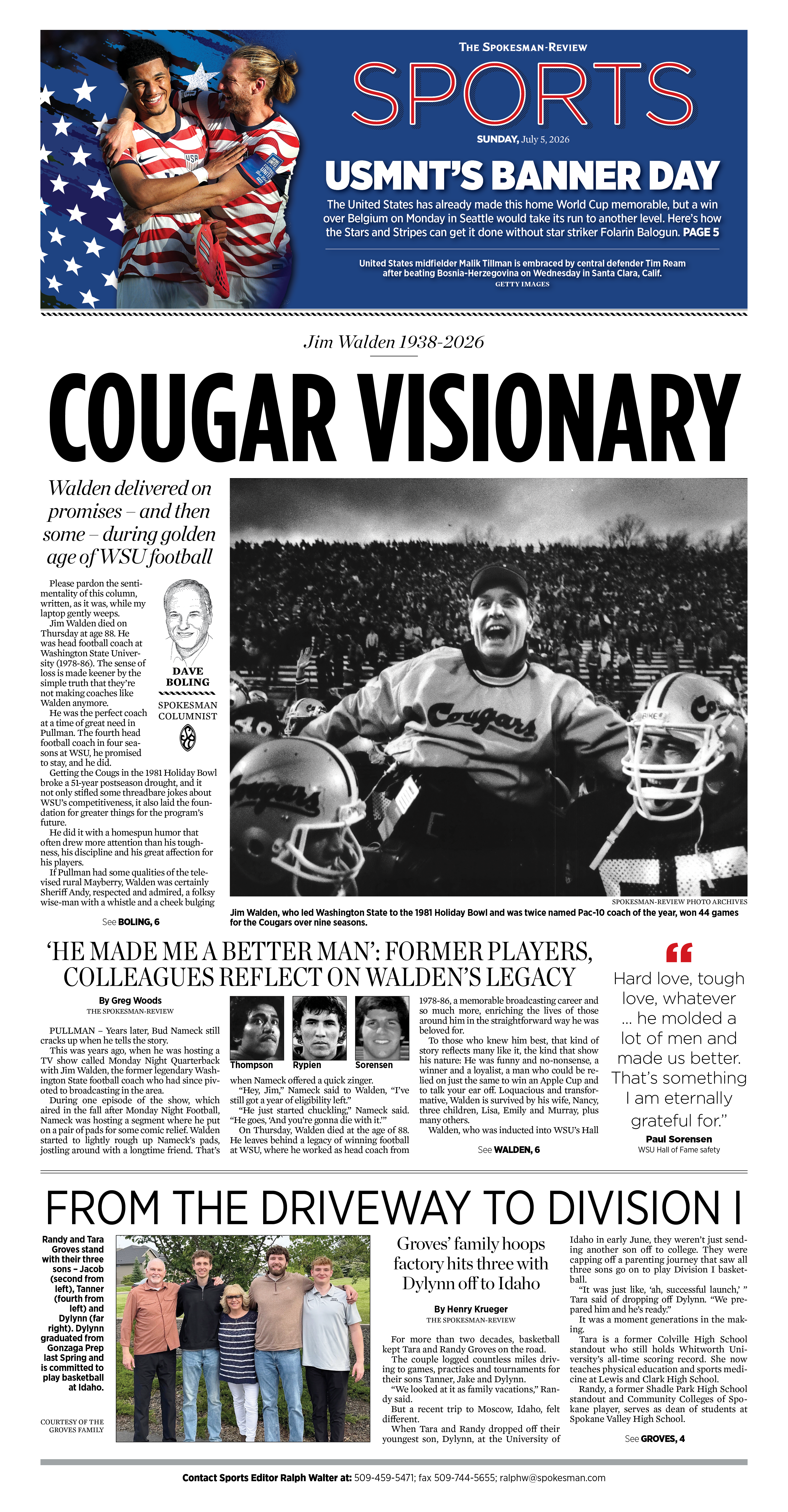 Frontpage for 2026-07-05