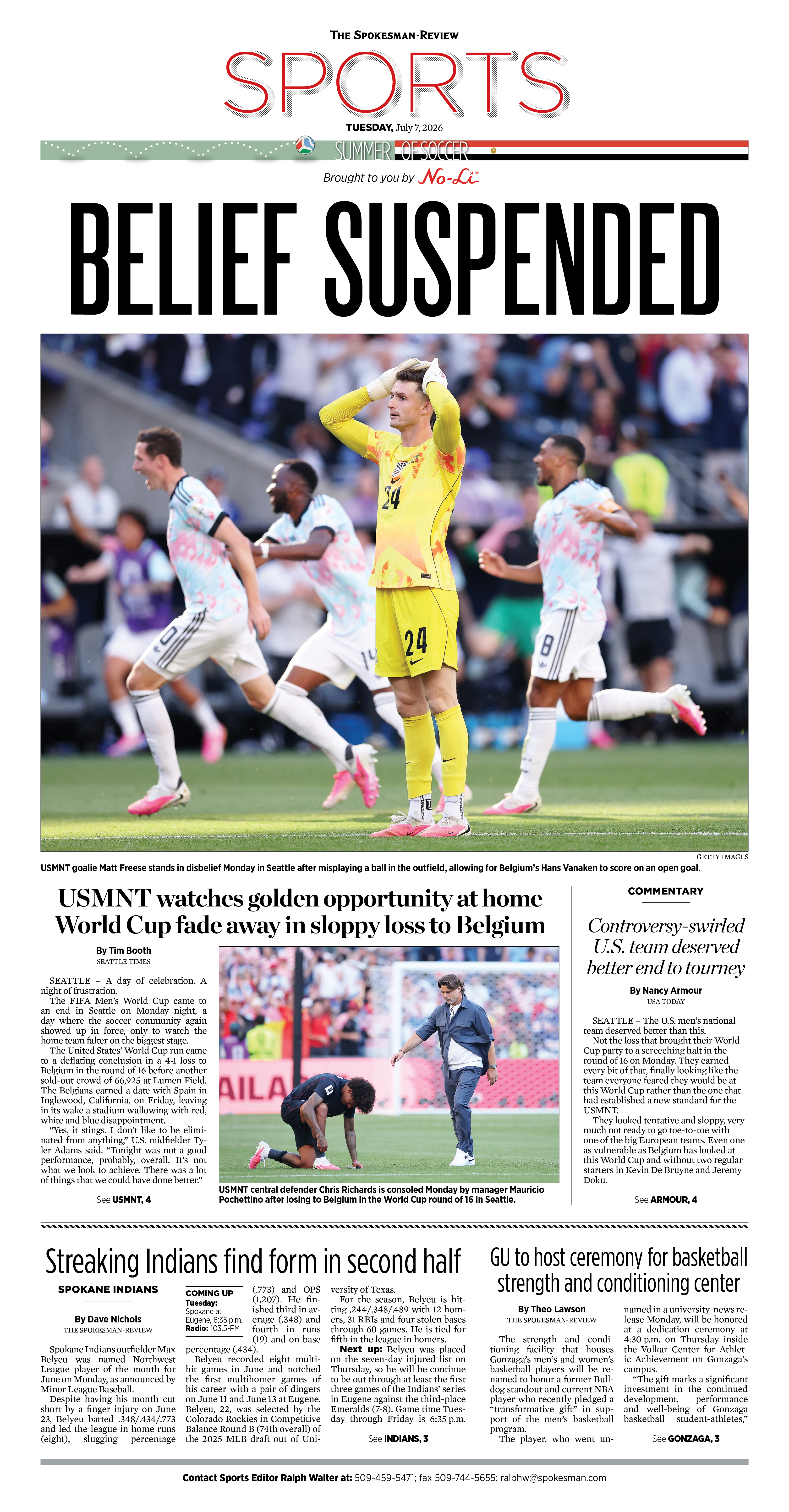 Frontpage for 2026-07-07