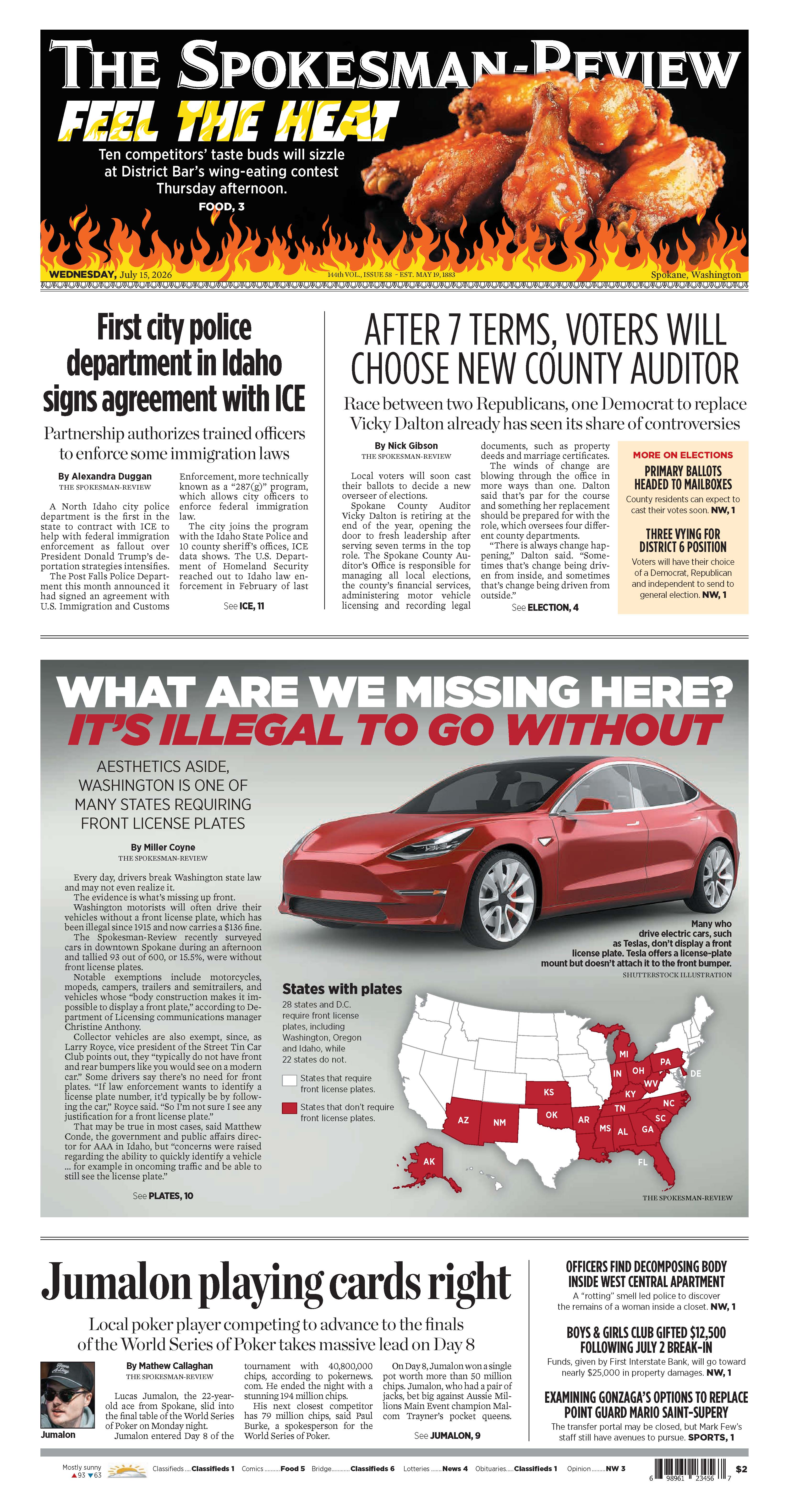 Frontpage for 2026-07-15