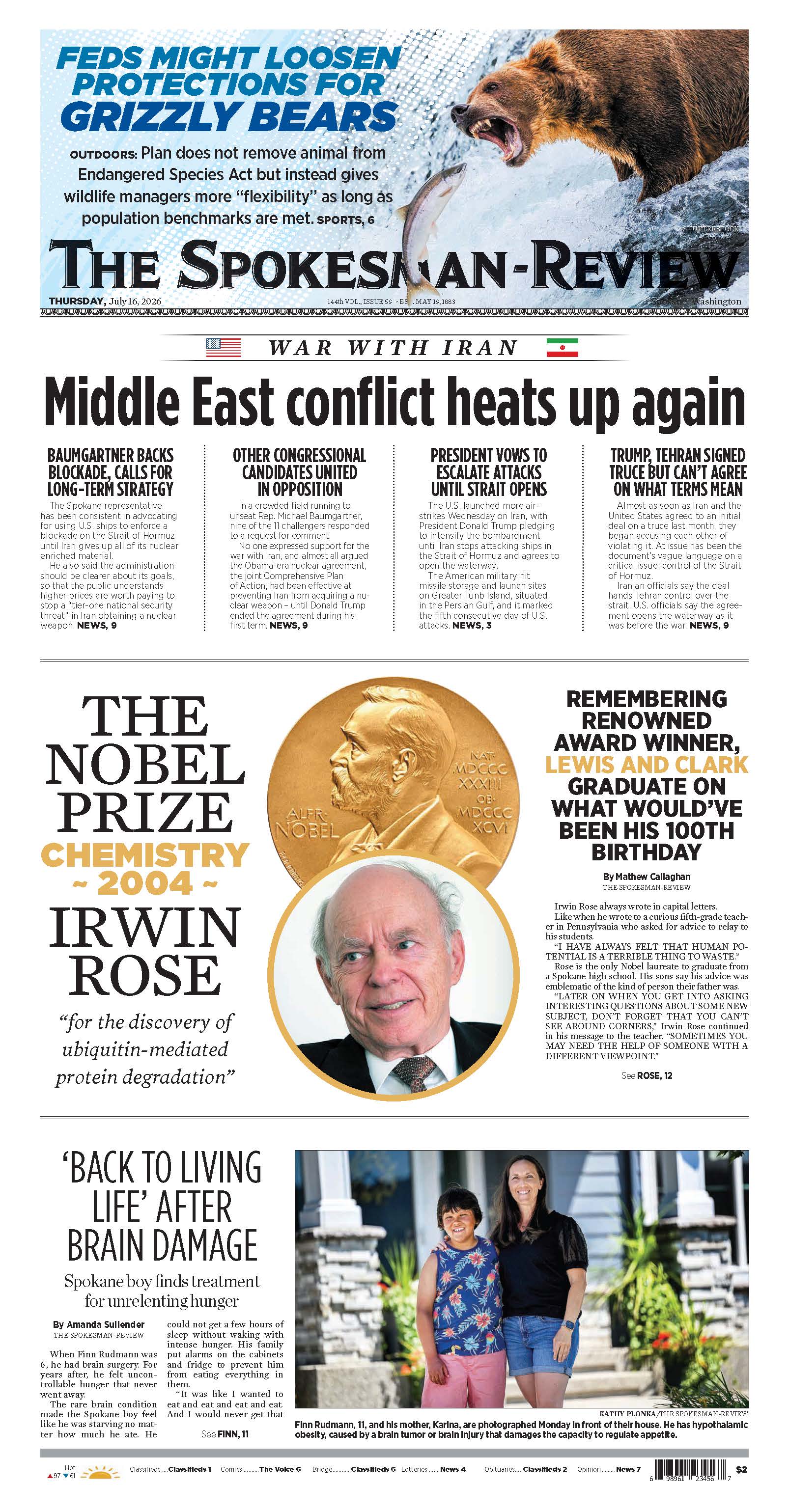 Frontpage for 2026-07-16