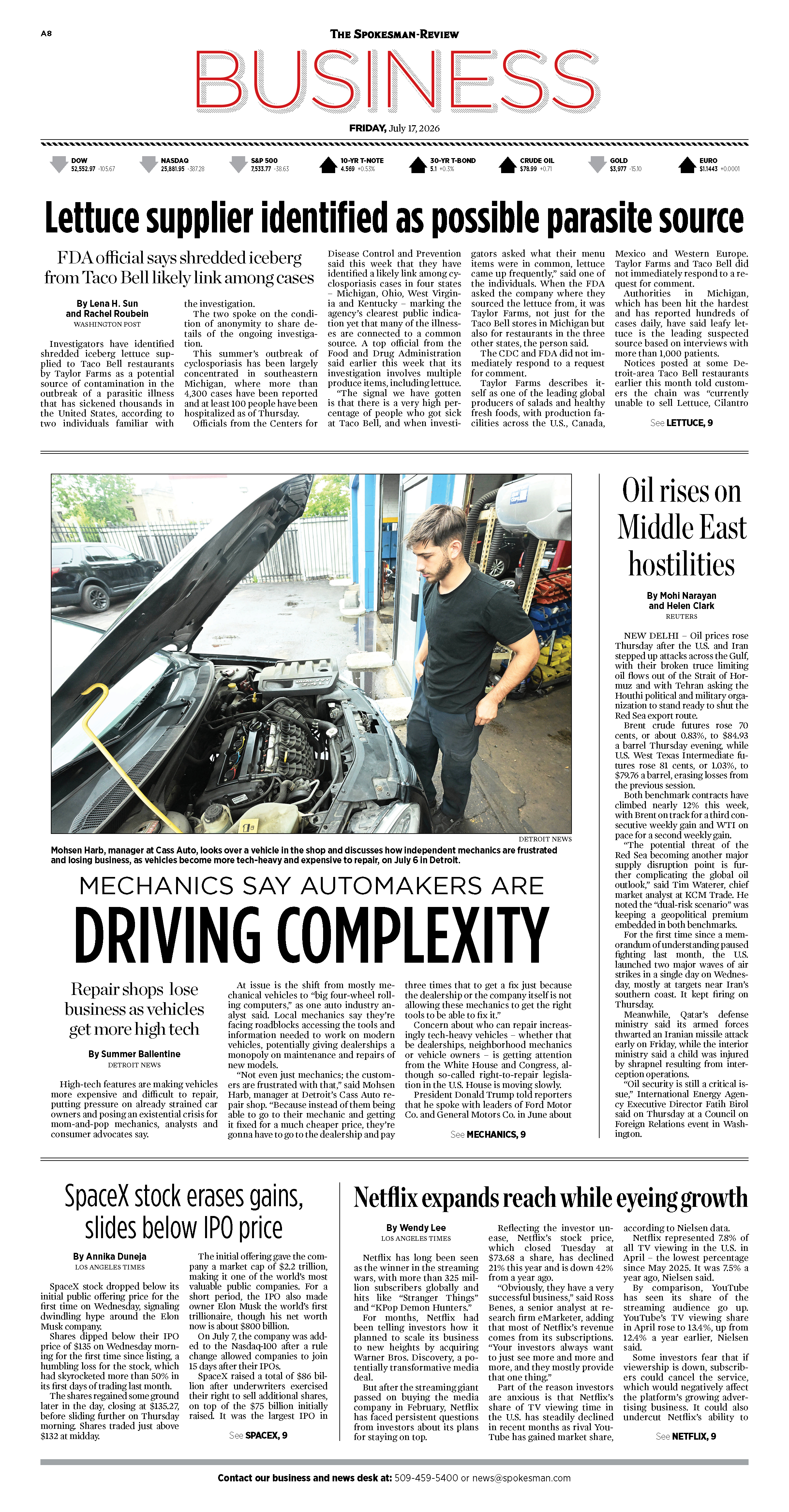 Frontpage for 2026-07-17
