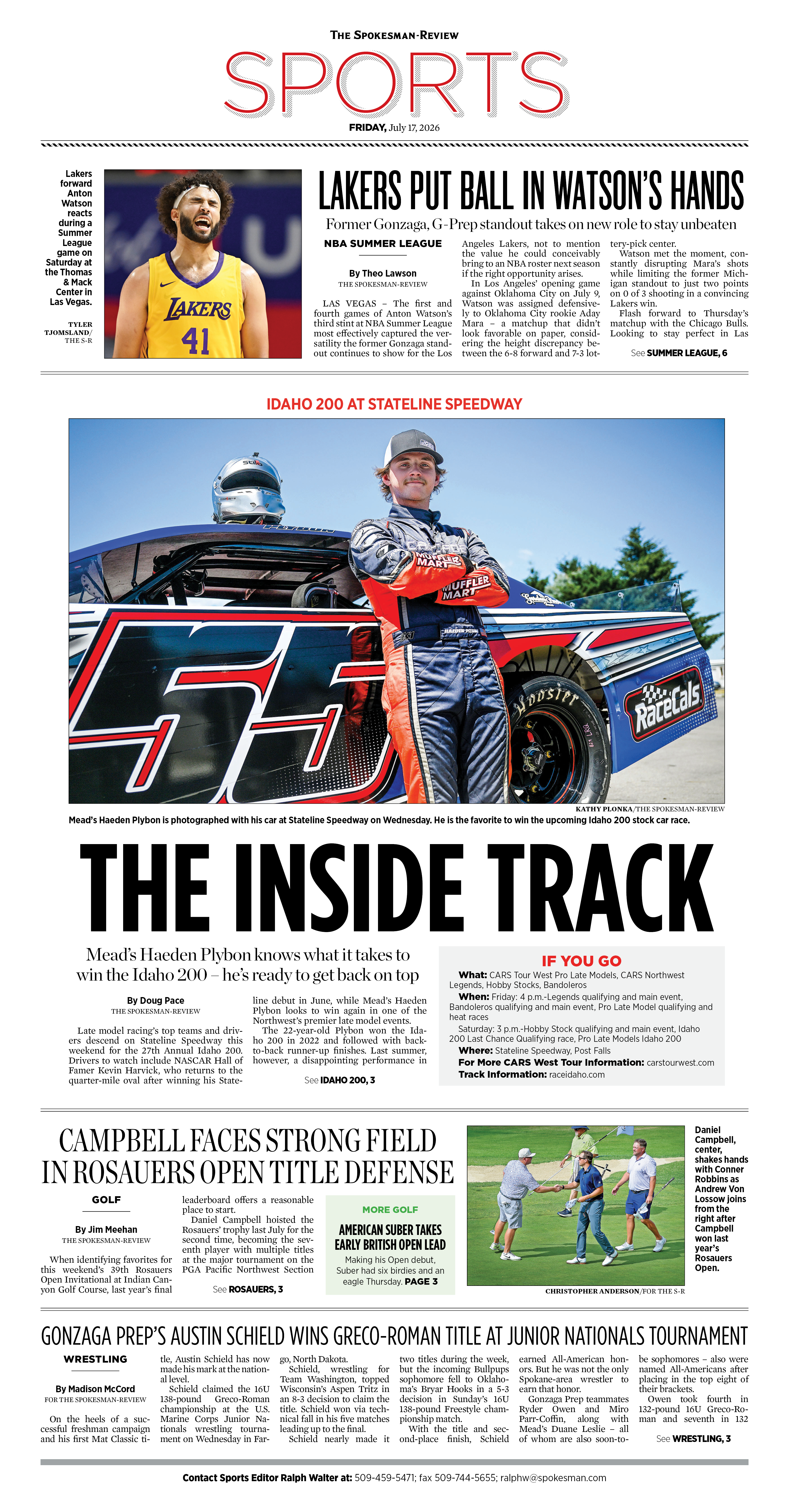 Frontpage for 2026-07-17