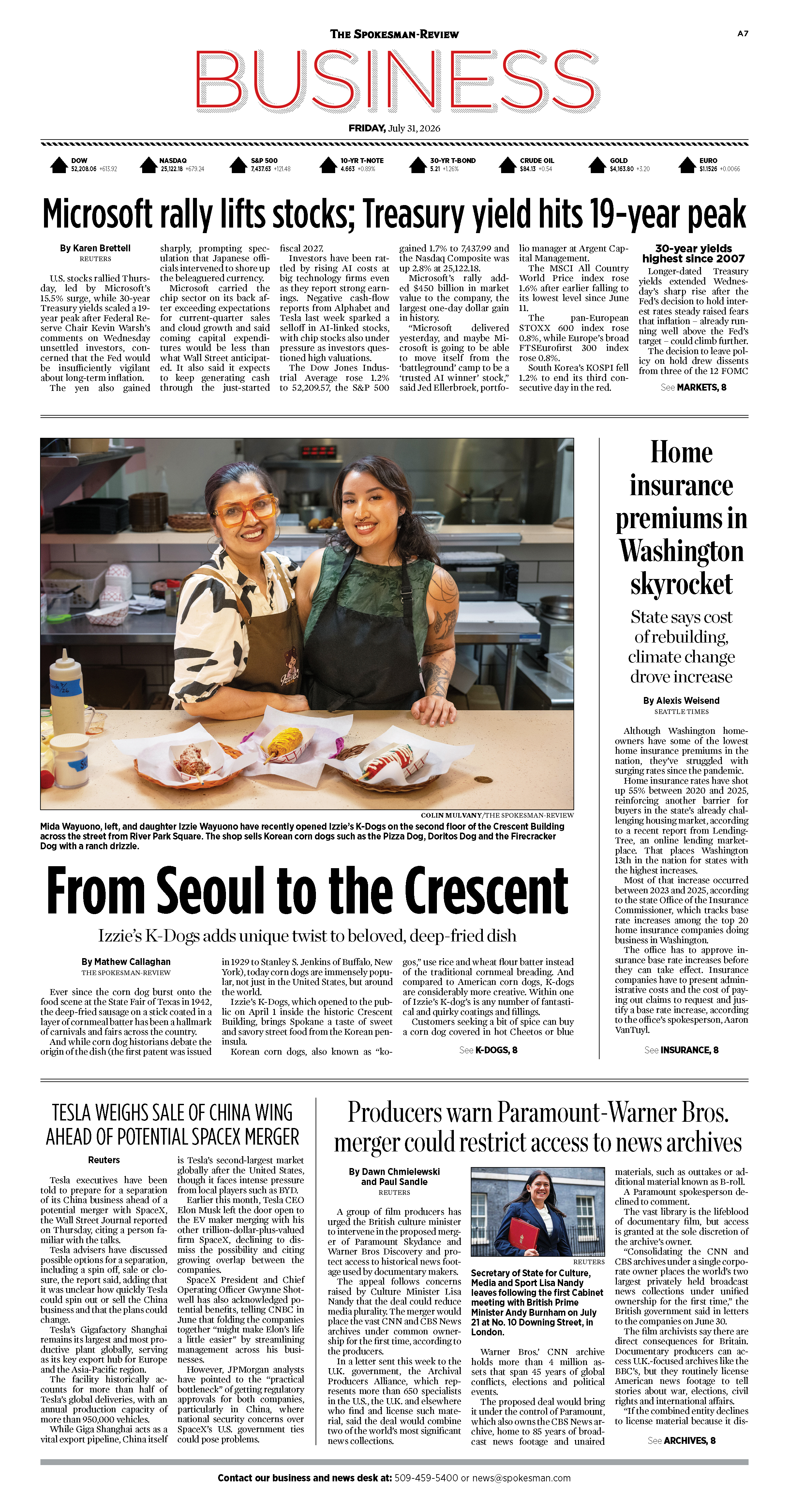 Frontpage for 2026-07-31
