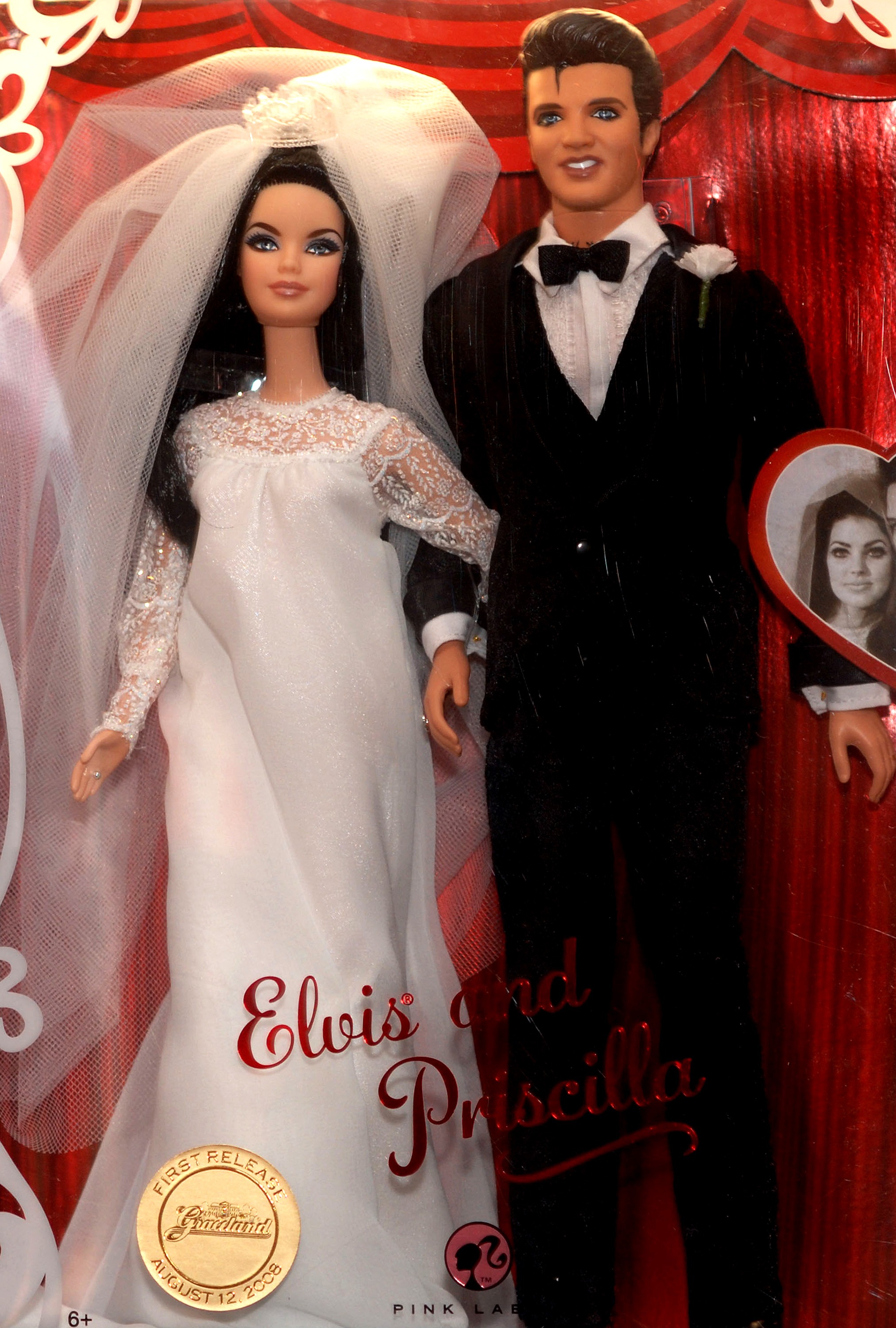 elvis and barbie doll set