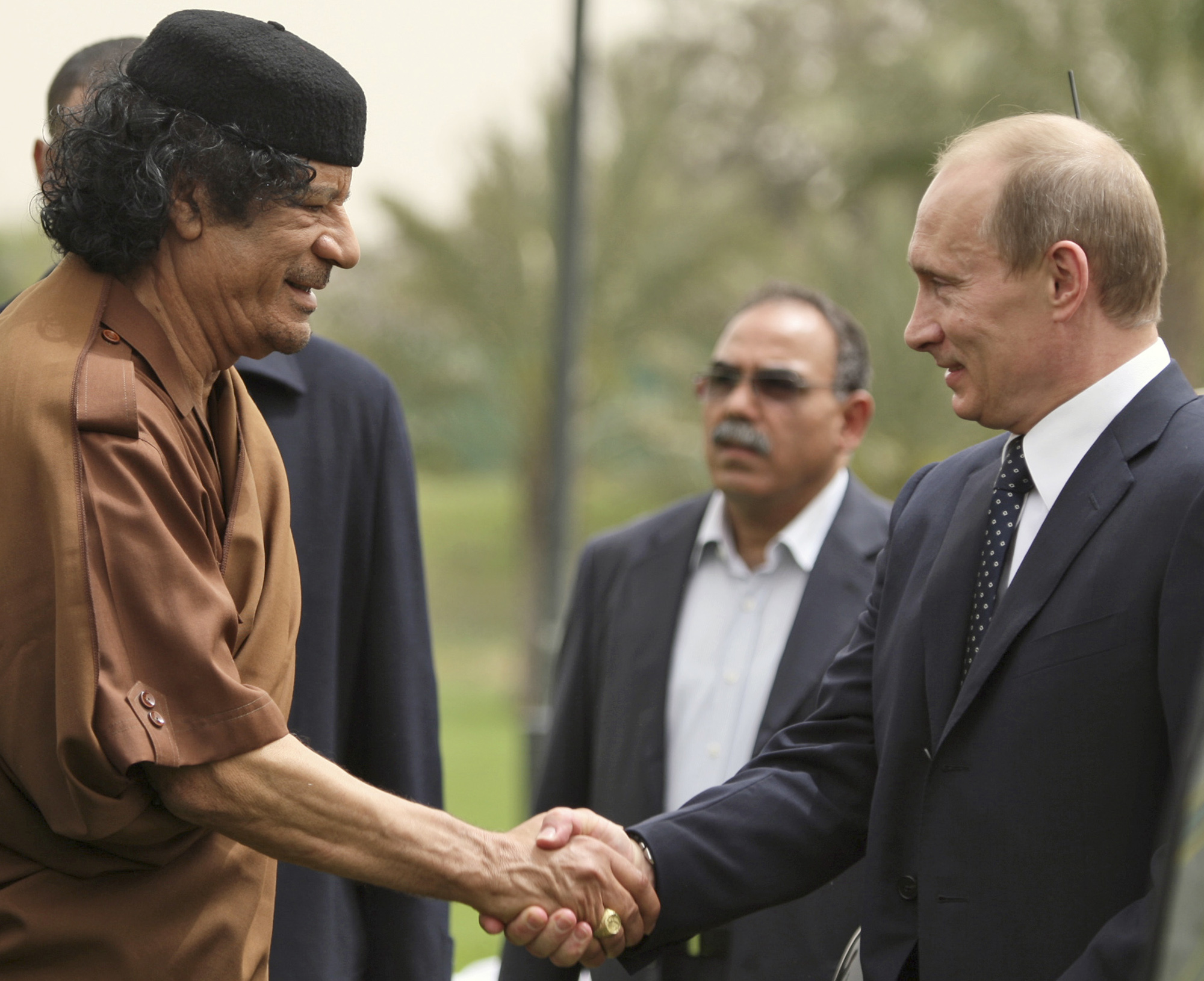 Сенатор рассказал о роли России в межливийском диалоге Gadhafi0903_09-03-2008_RKE5O1C