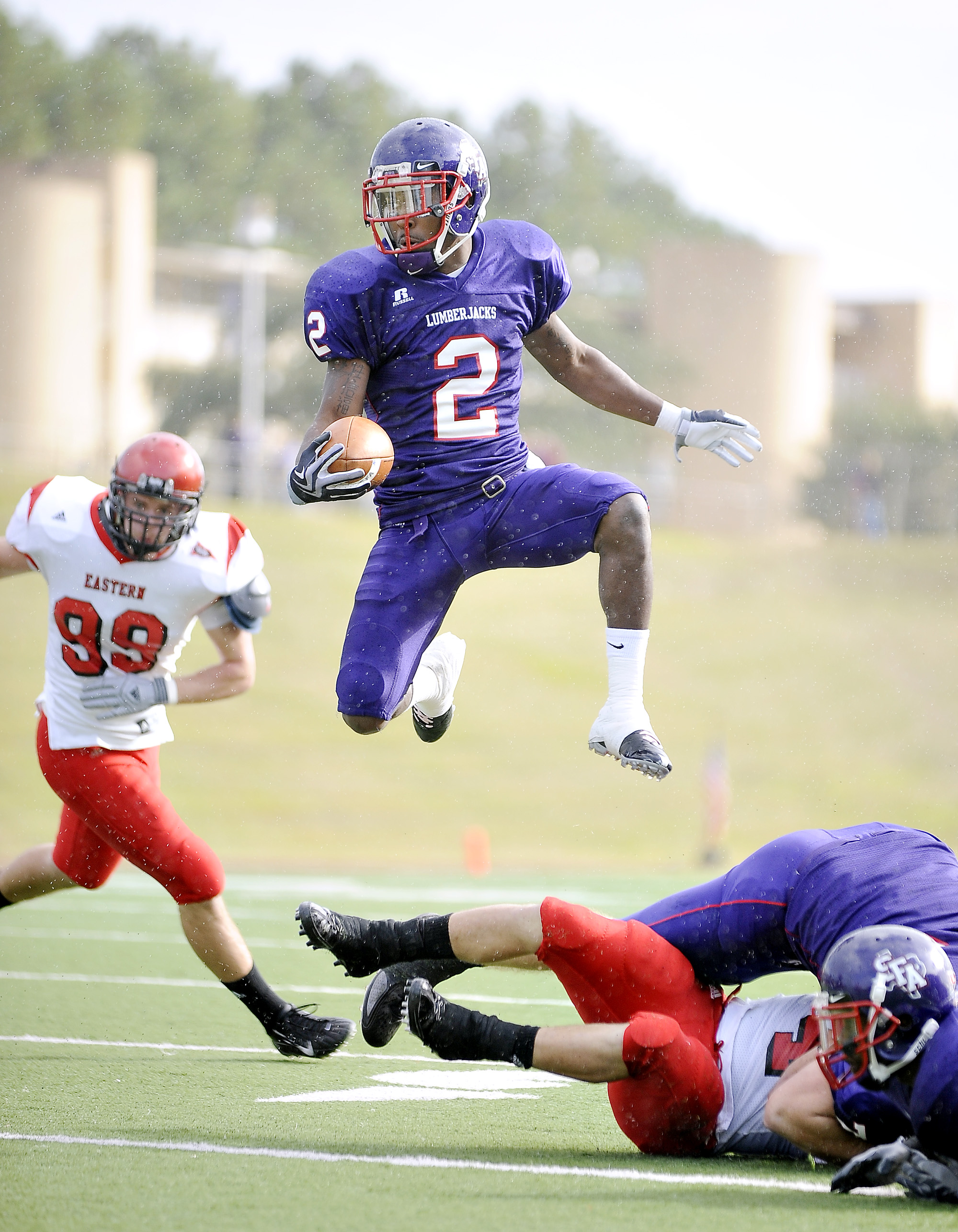 Stephen Austin Lumberjacks NCAA Russell Athletic Game Worn