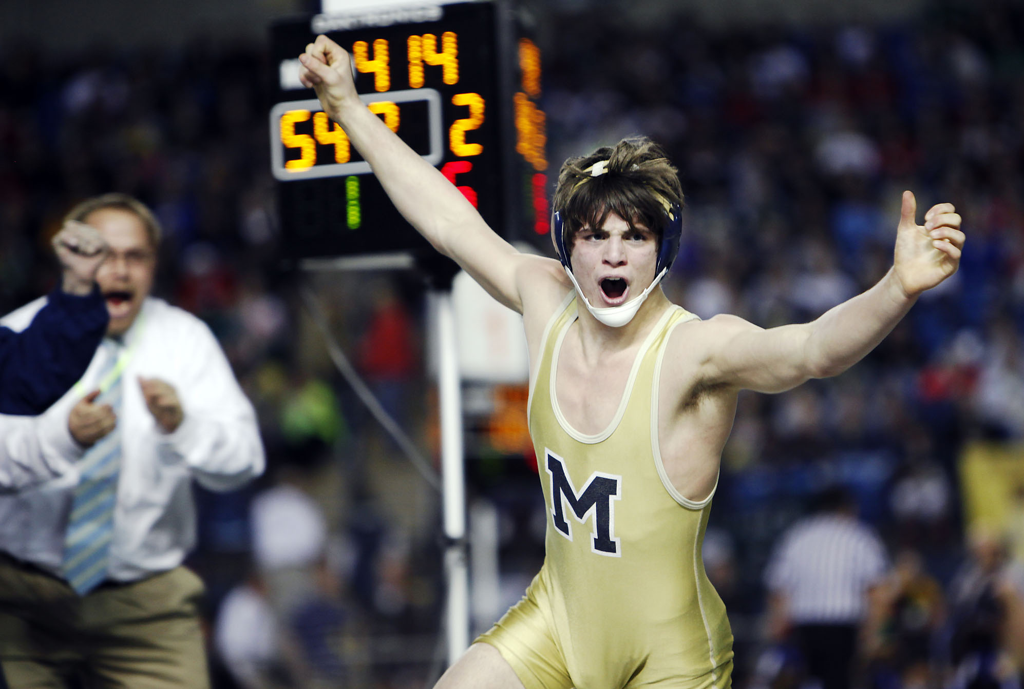 Rogers brothers win State 4A wrestling titles for Mead The Spokesman