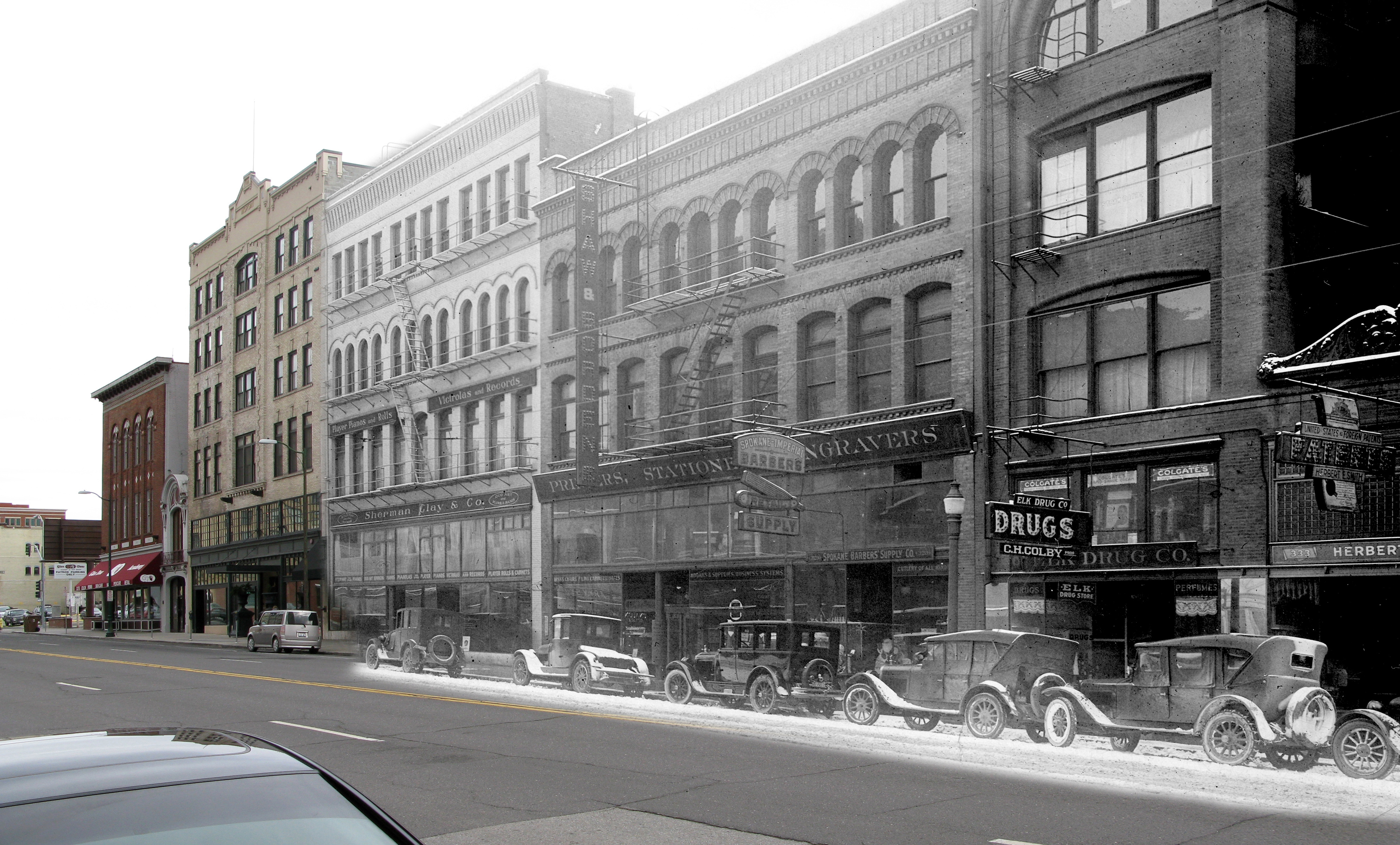 Then And Now Photos Riverside Avenue The Spokesman Review