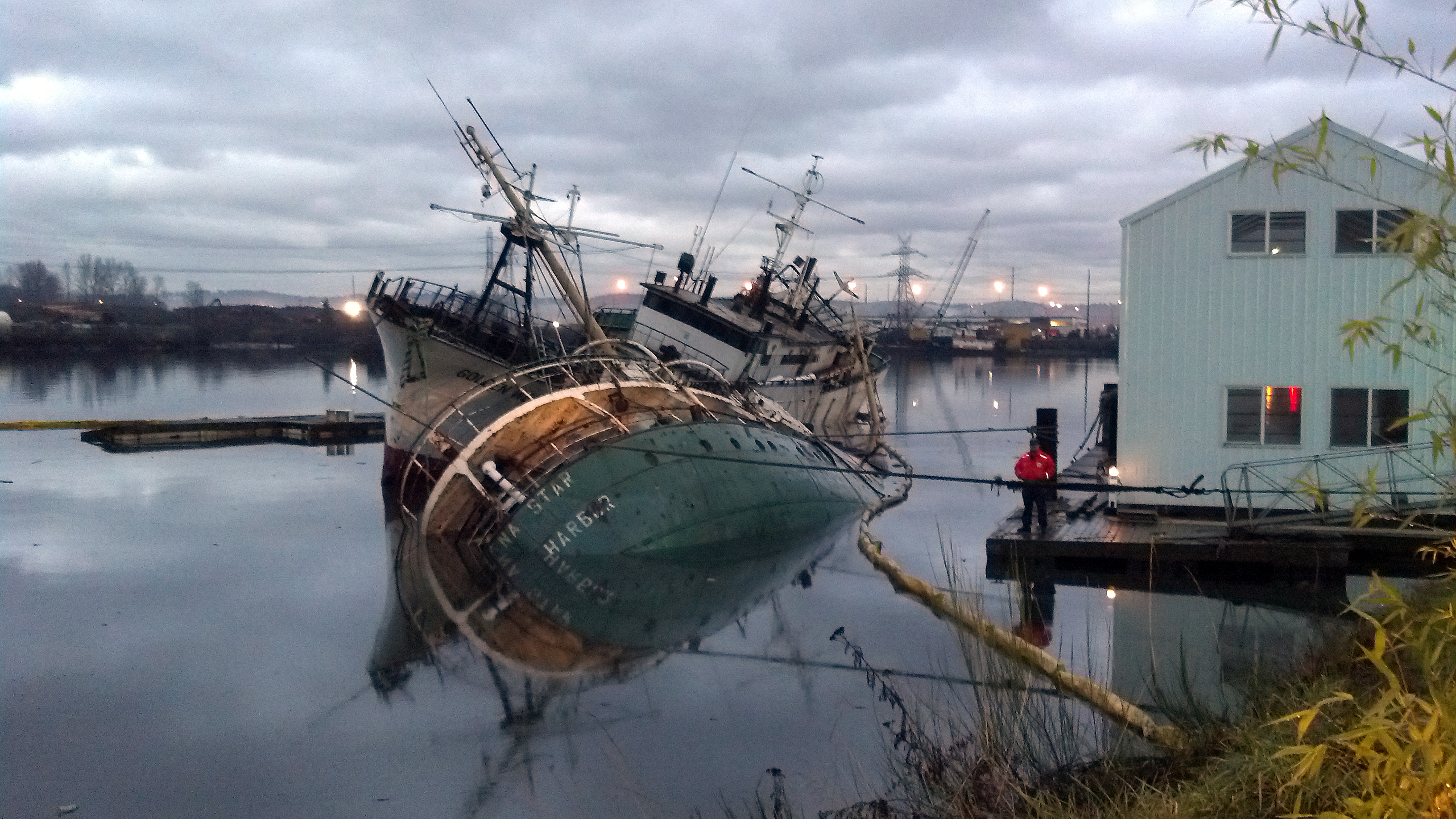 Two Sinking Listing Ships Pose Big Costs In Tacoma The