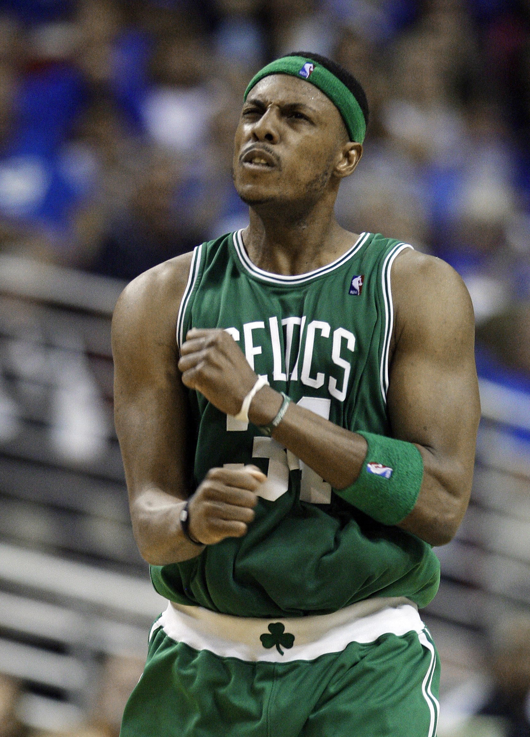 1998-1999 Paul Pierce Game Used Issued Boston Celtics Home Rookie Jersey NBA