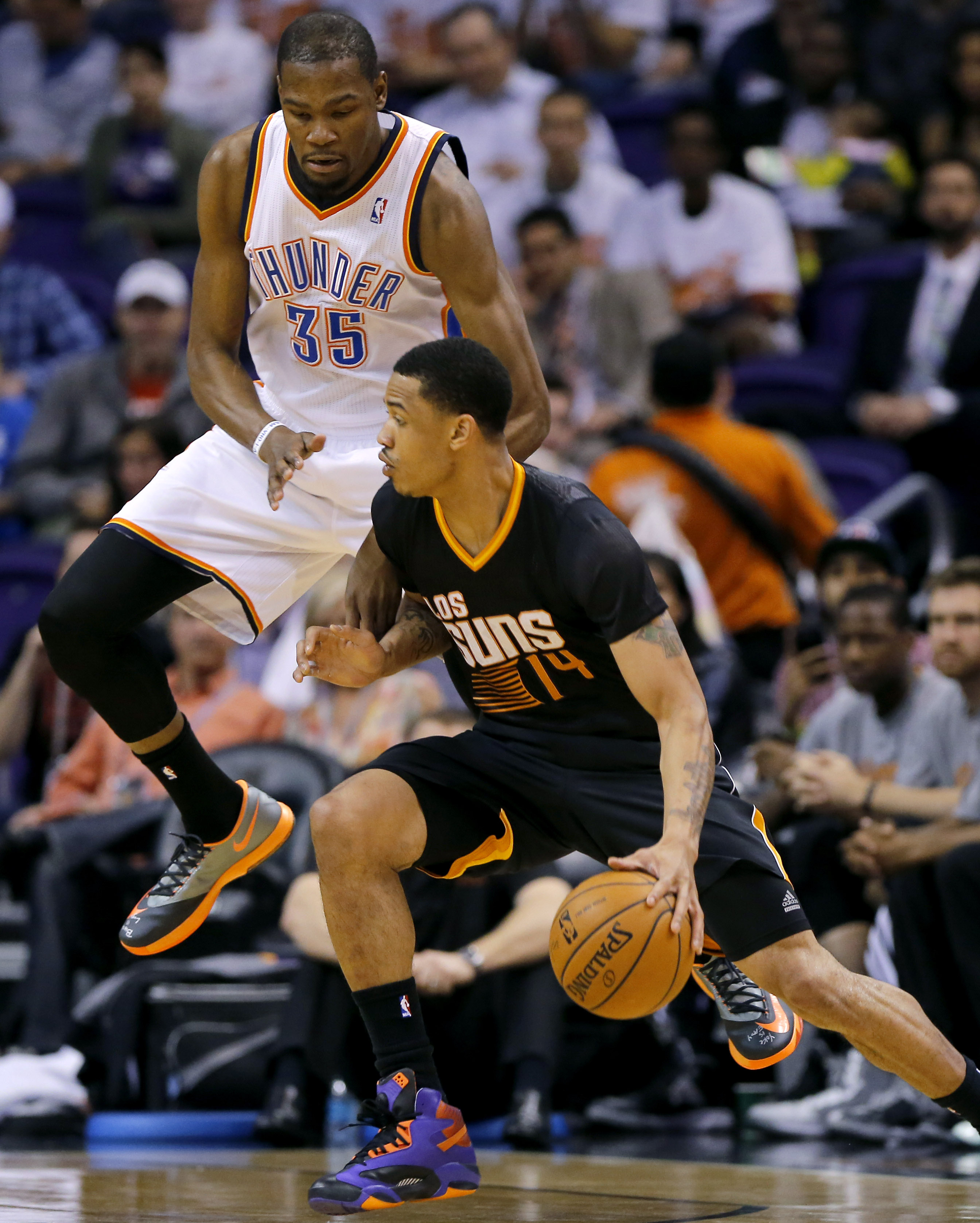 Gerald Green is shooting & jumping over the moon as the Suns
