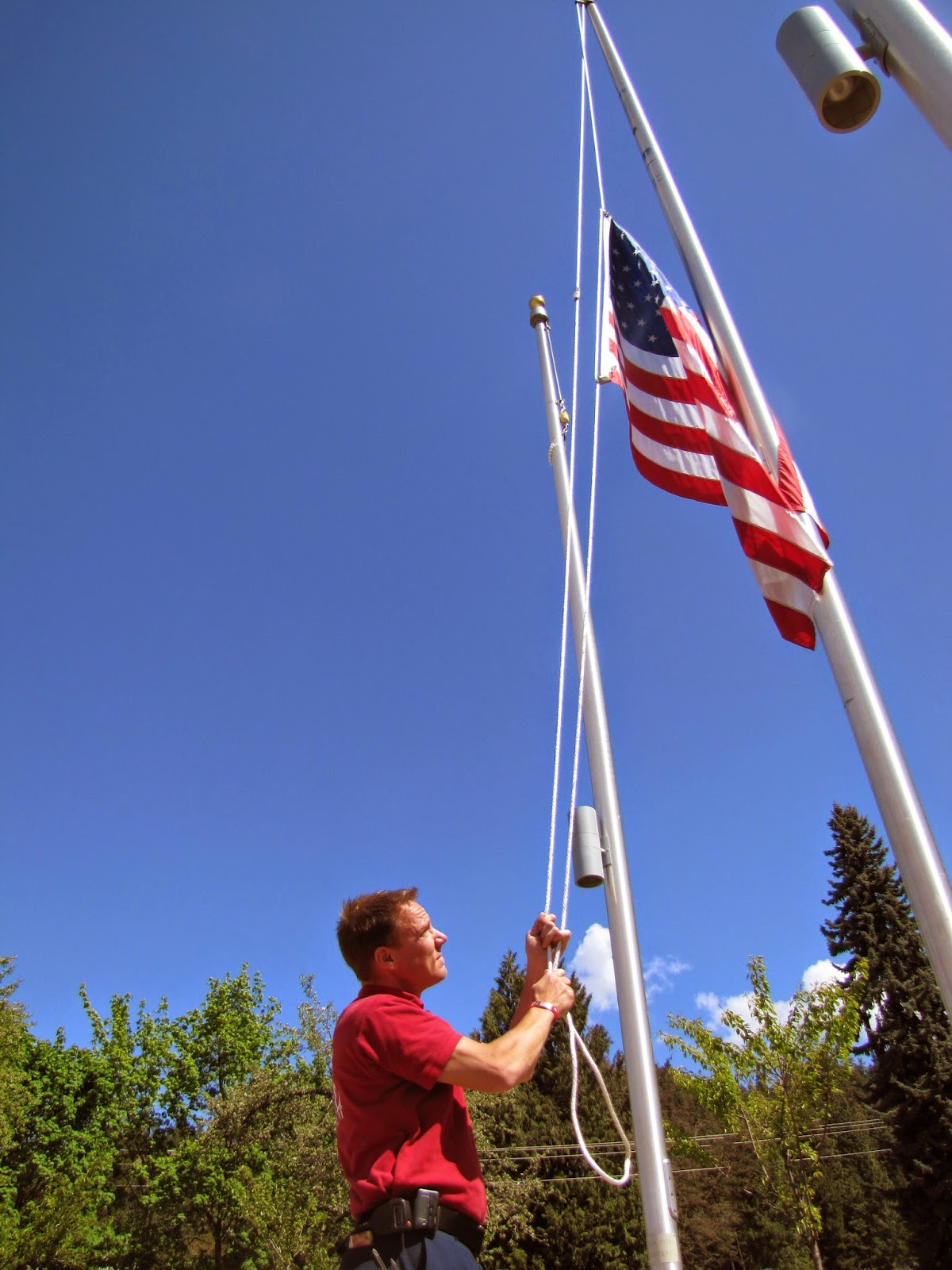 Blogosphere Cda Orders Flags Lowered To Half Staff To Honor Moore The Spokesman Review 7759