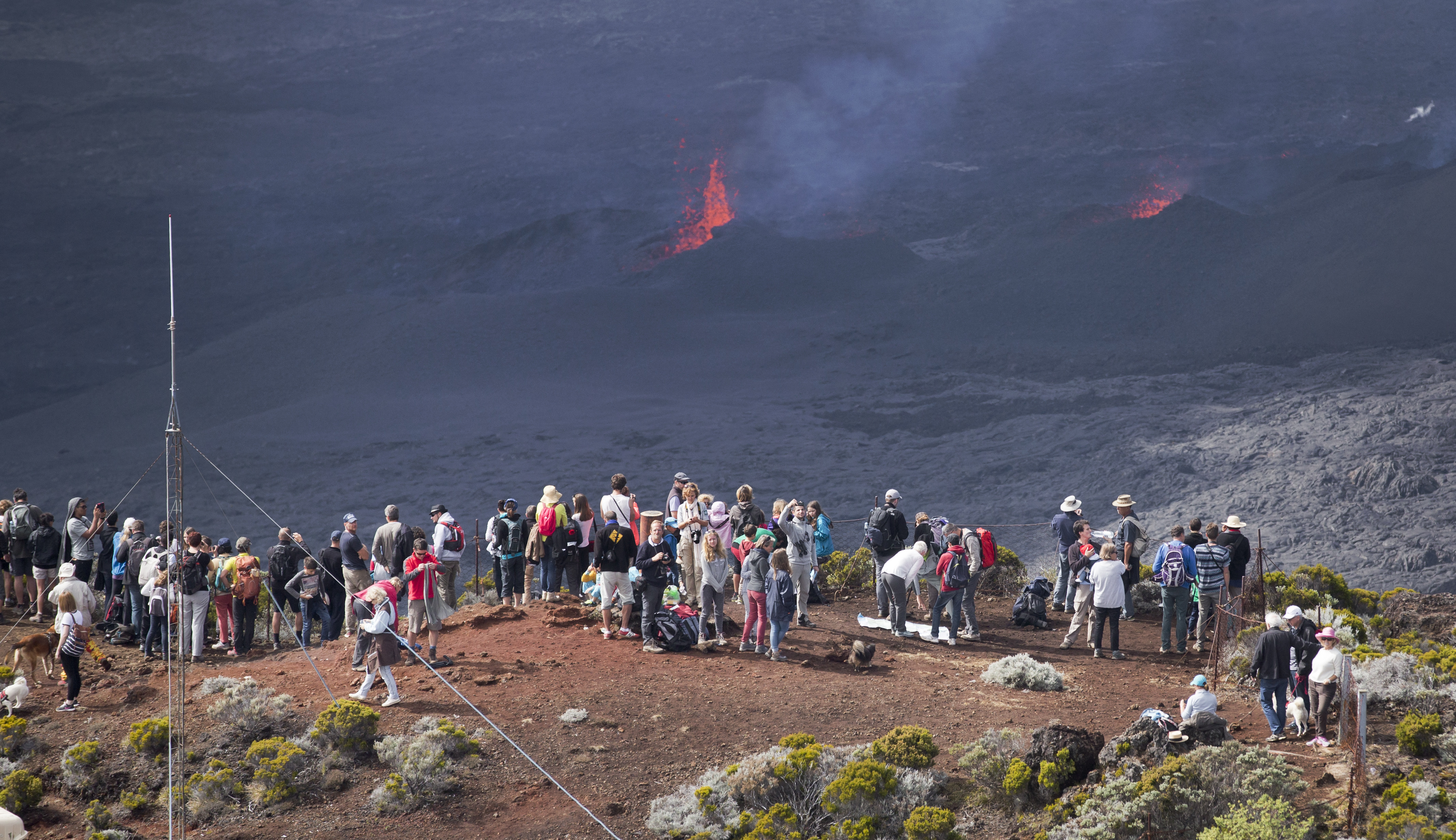 Highly Active Volcano Erupts On Reunion Island Amid Media Frenzy | The ...