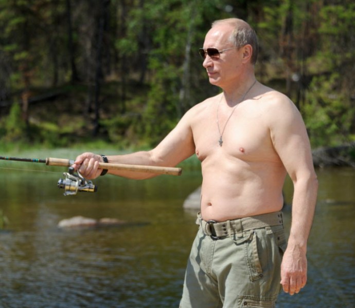In this photo taken on Saturday, July 20, 2013, Russian President Vladimir Putin...