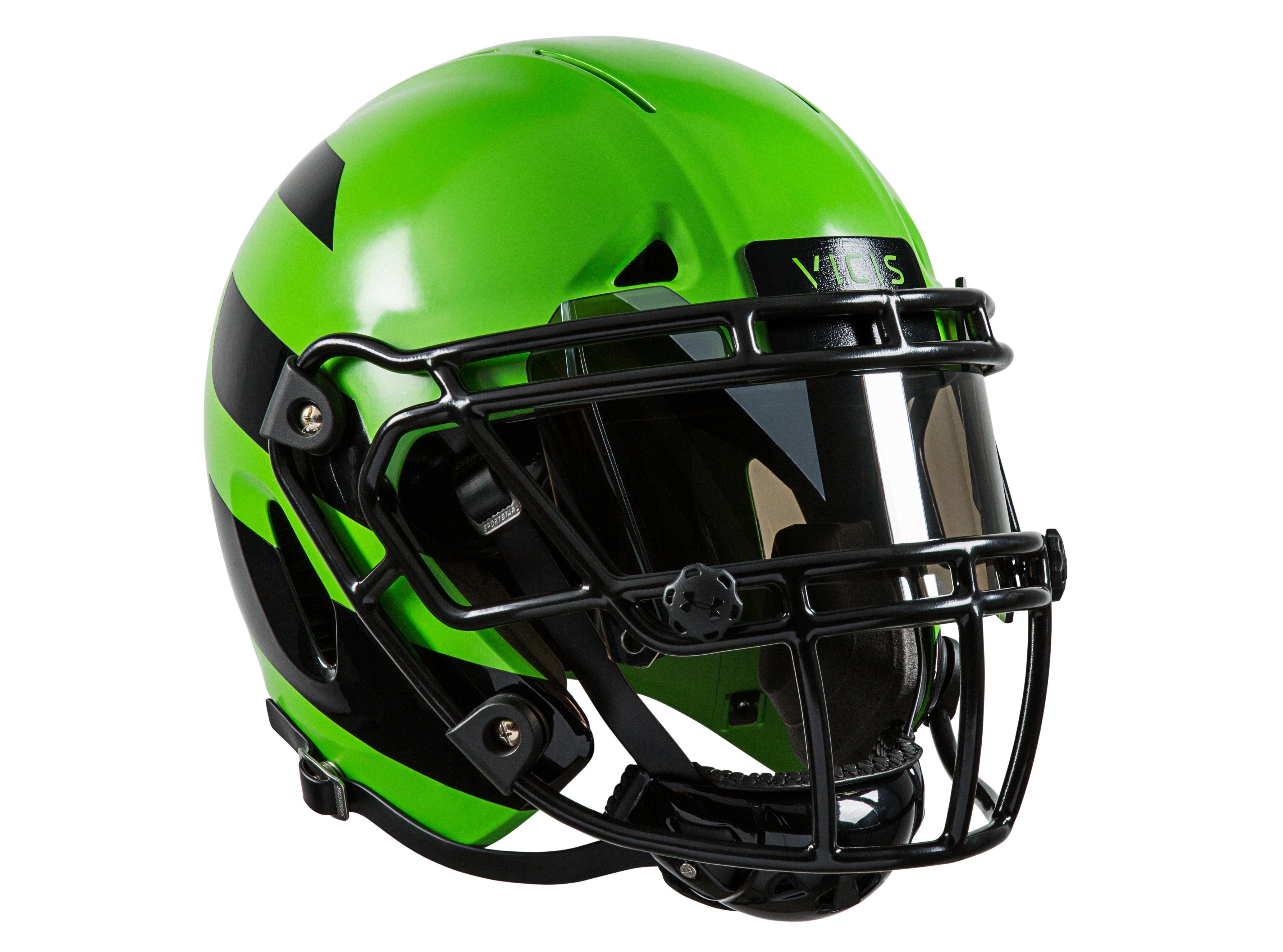 Seattle Based VICIS Unveils New Design For Football Helmets The   New Helmet Football.JPG 